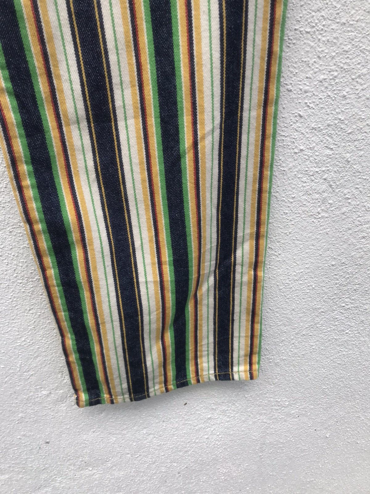 Japanese Brand MADE IN JAPAN TRISSH Stripe Multicolor Jeans Size US 27 - 12 Thumbnail
