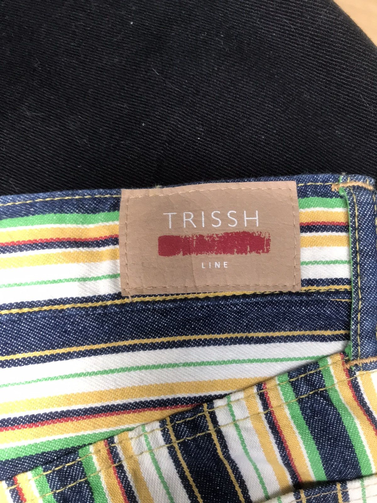 Japanese Brand MADE IN JAPAN TRISSH Stripe Multicolor Jeans Size US 27 - 13 Thumbnail