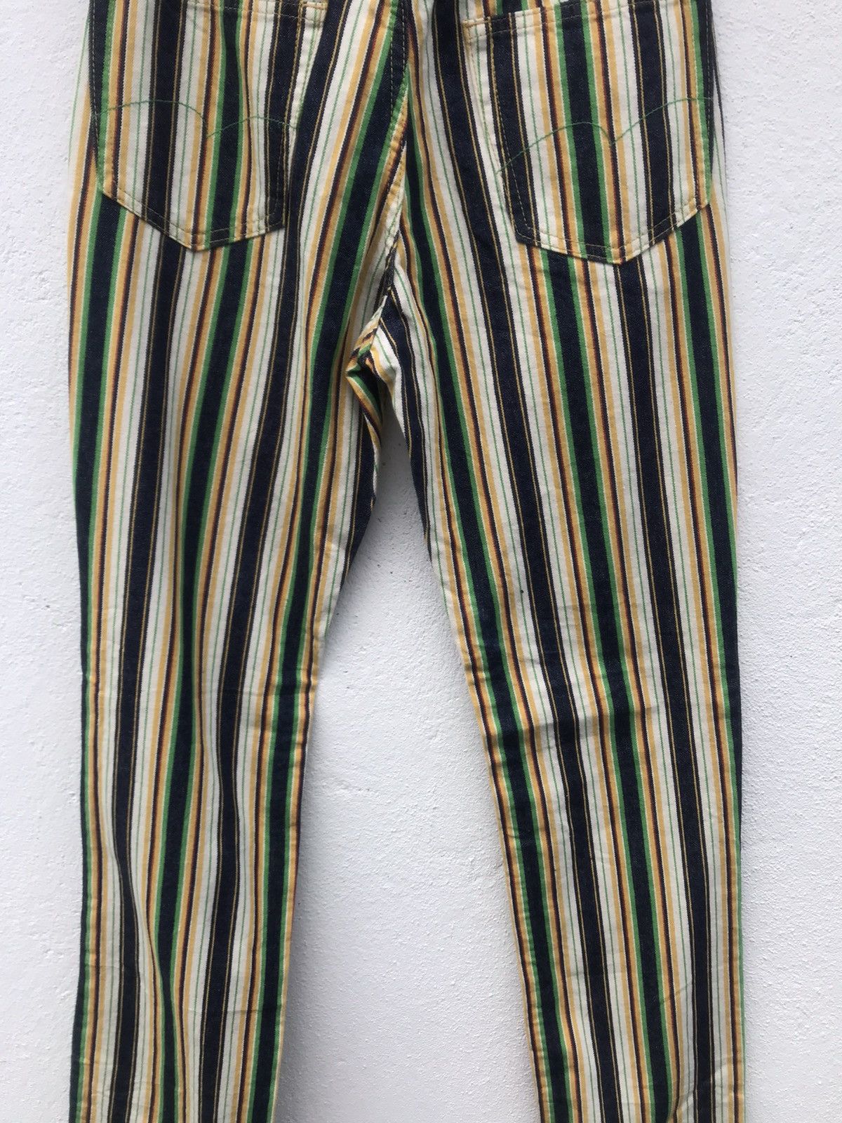 Japanese Brand MADE IN JAPAN TRISSH Stripe Multicolor Jeans Size US 27 - 10 Thumbnail