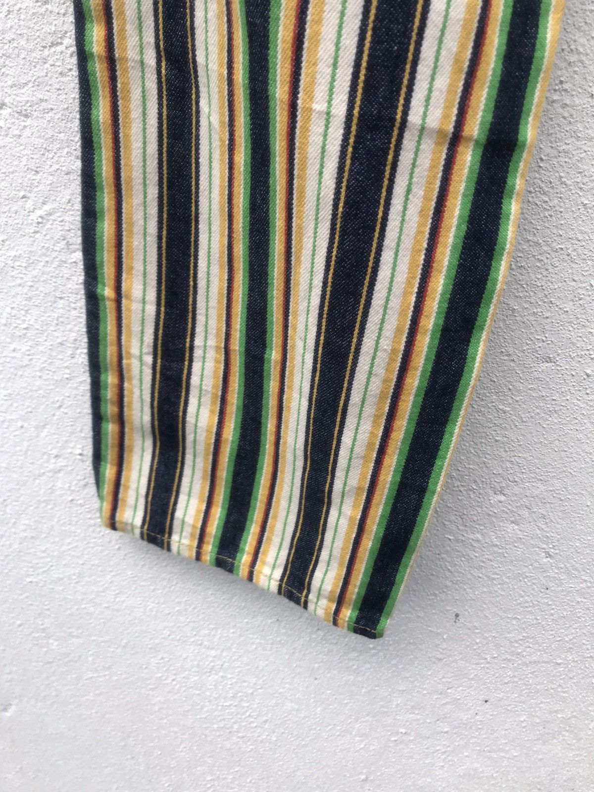 Japanese Brand MADE IN JAPAN TRISSH Stripe Multicolor Jeans Size US 27 - 11 Thumbnail