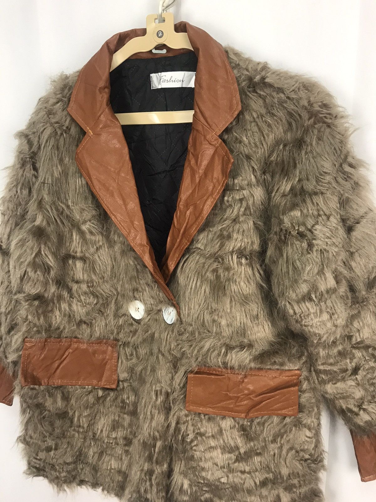 Other Fashion fur button jacket Size M / US 6-8 / IT 42-44 - 3 Thumbnail