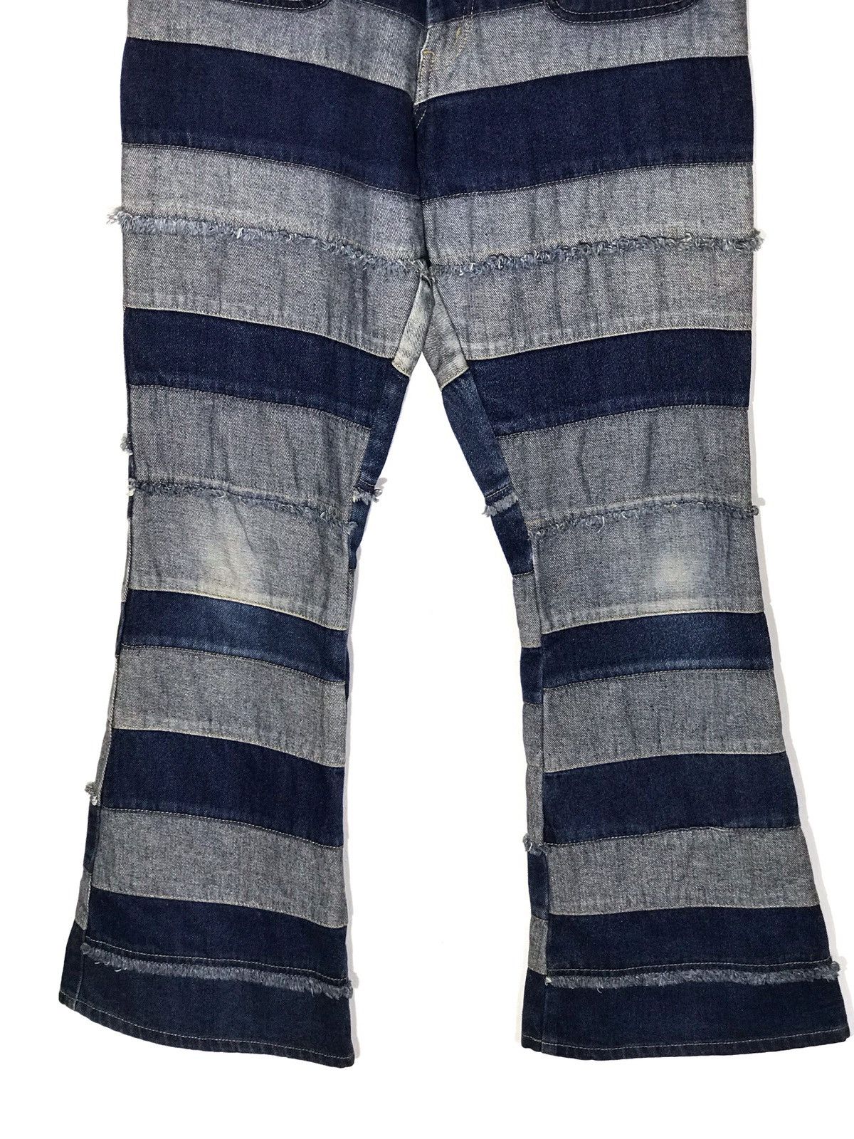 Japanese Brand Japanese Brand Custom Patchwork Flare Jeans Size 26" / US 2 / IT 38 - 3 Thumbnail