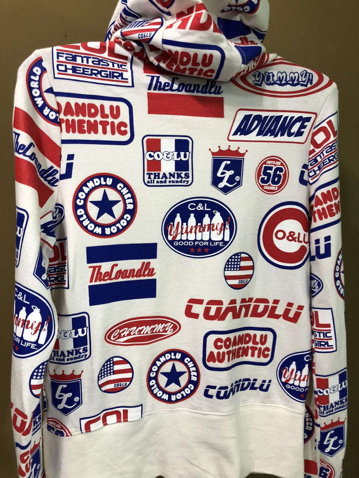 Japanese Brand CO & LU Full Print Hoodie Size US XS / EU 42 / 0 - 6 Thumbnail