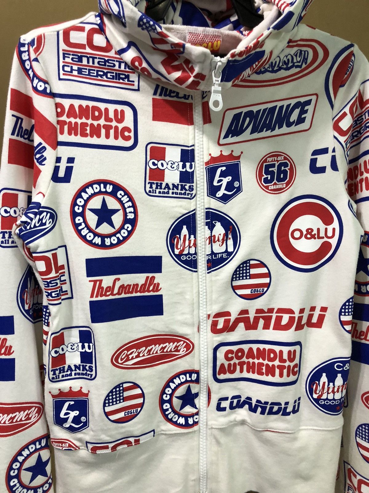Japanese Brand CO & LU Full Print Hoodie Size US XS / EU 42 / 0 - 2 Thumbnail