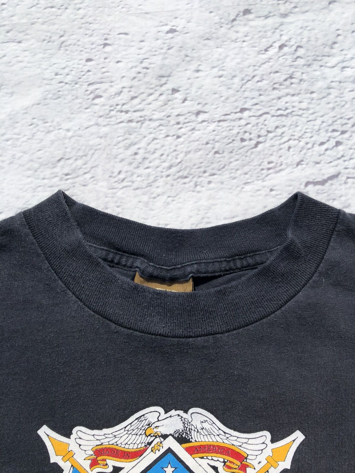 Harley Davidson Vintage 90s Harley Davidson America USA Black Tee Size US L / EU 52-54 / 3 - 9 Thumbnail