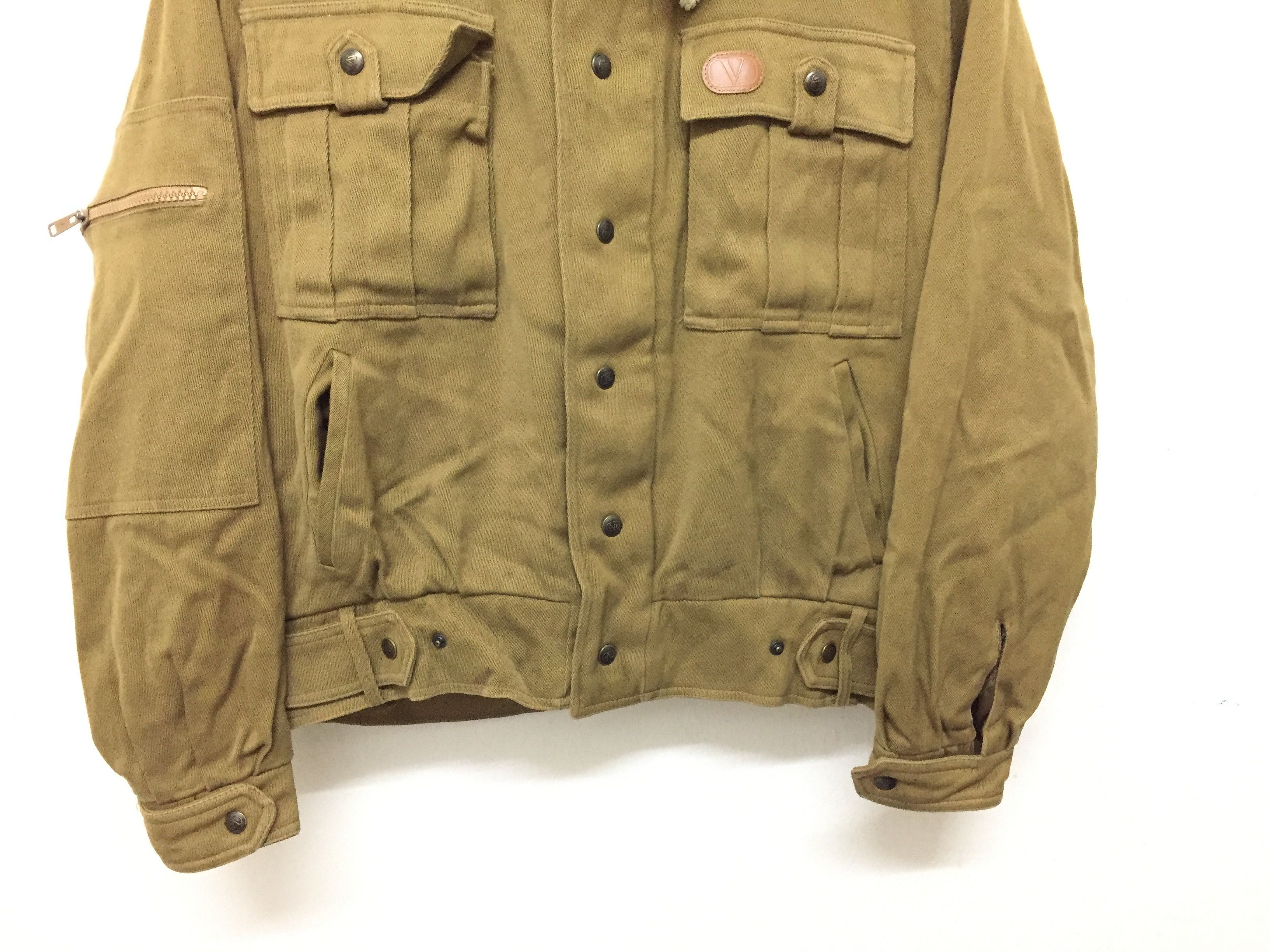Valentino 90's VALENTINO Backpack Bondage Sherpa Jacket Size US S / EU 44-46 / 1 - 4 Thumbnail