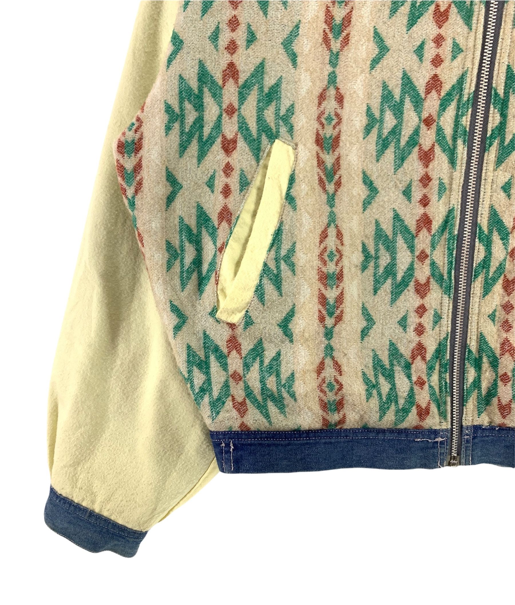 Boneville × C.P. Company Navy arctic Massimo Osti riversible navajo denim jacket Size US L / EU 52-54 / 3 - 4 Thumbnail