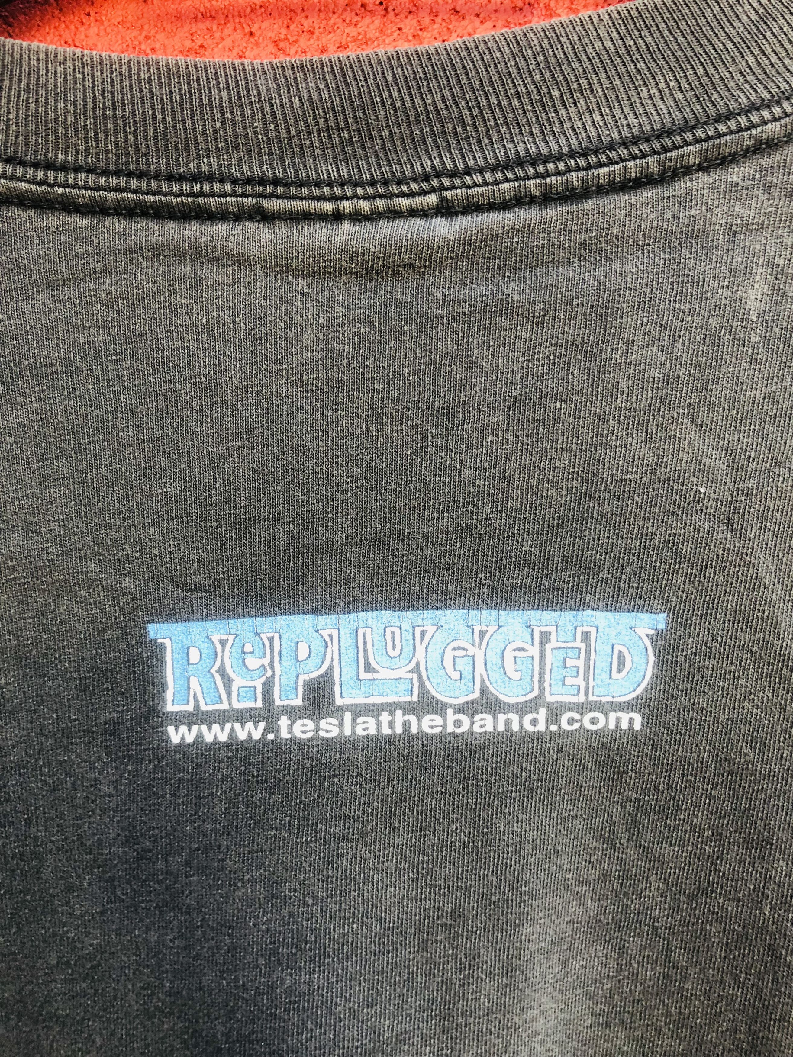 Band Tees Vintage Tesla Replugged Band Music Long Sleeve Shirt Size US XL / EU 56 / 4 - 7 Thumbnail