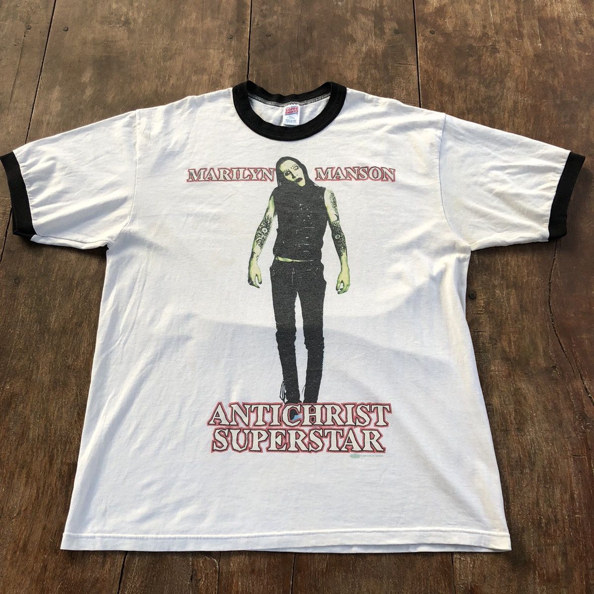 Marilyn Manson Marilyn Manson Vintage 1995 T Shirt Size US XL / EU 56 / 4 - 2 Thumbnail