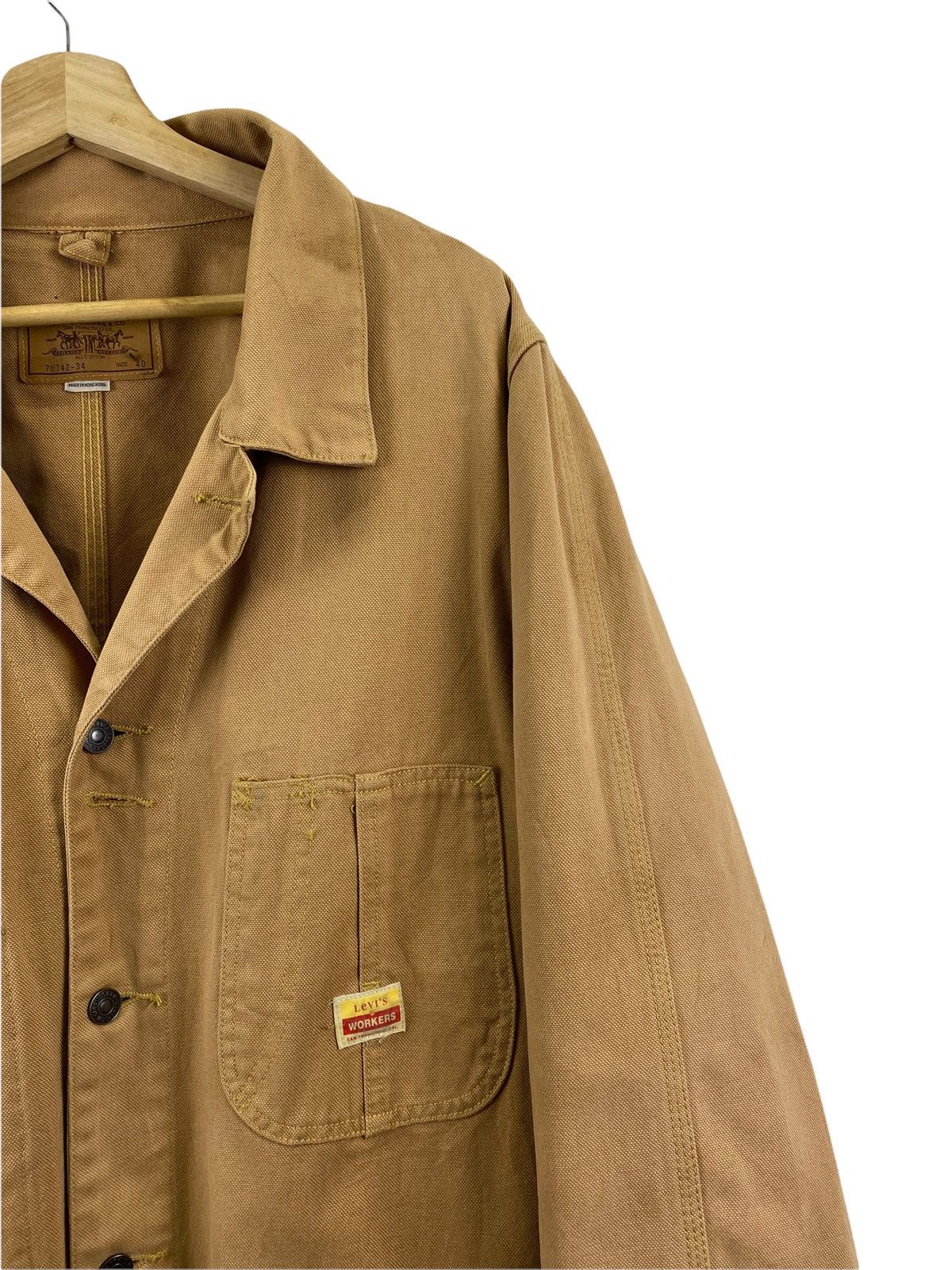 Levi's Vintage Levi’s Workers Chore Jacket Size US L / EU 52-54 / 3 - 9 Thumbnail