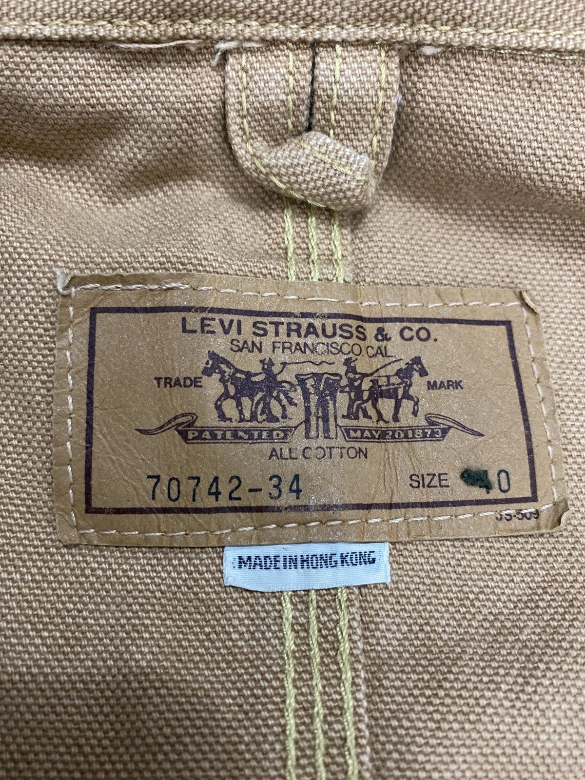Levi's Vintage Levi’s Workers Chore Jacket Size US L / EU 52-54 / 3 - 12 Thumbnail
