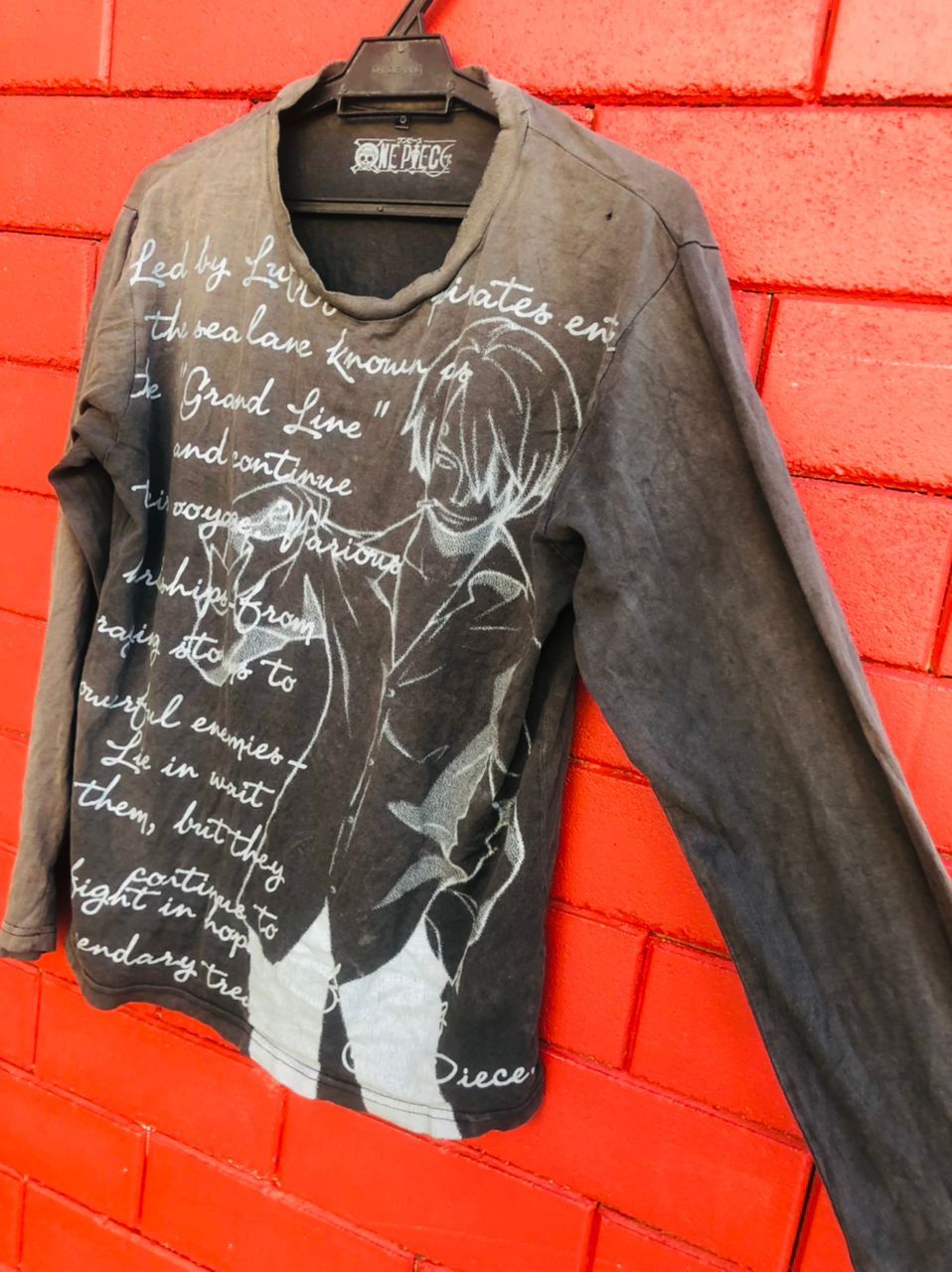 Japanese Brand × Vintage Vintage One Piece Cartoon Movie Streetwear Fashion Style Size US M / EU 48-50 / 2 - 6 Thumbnail