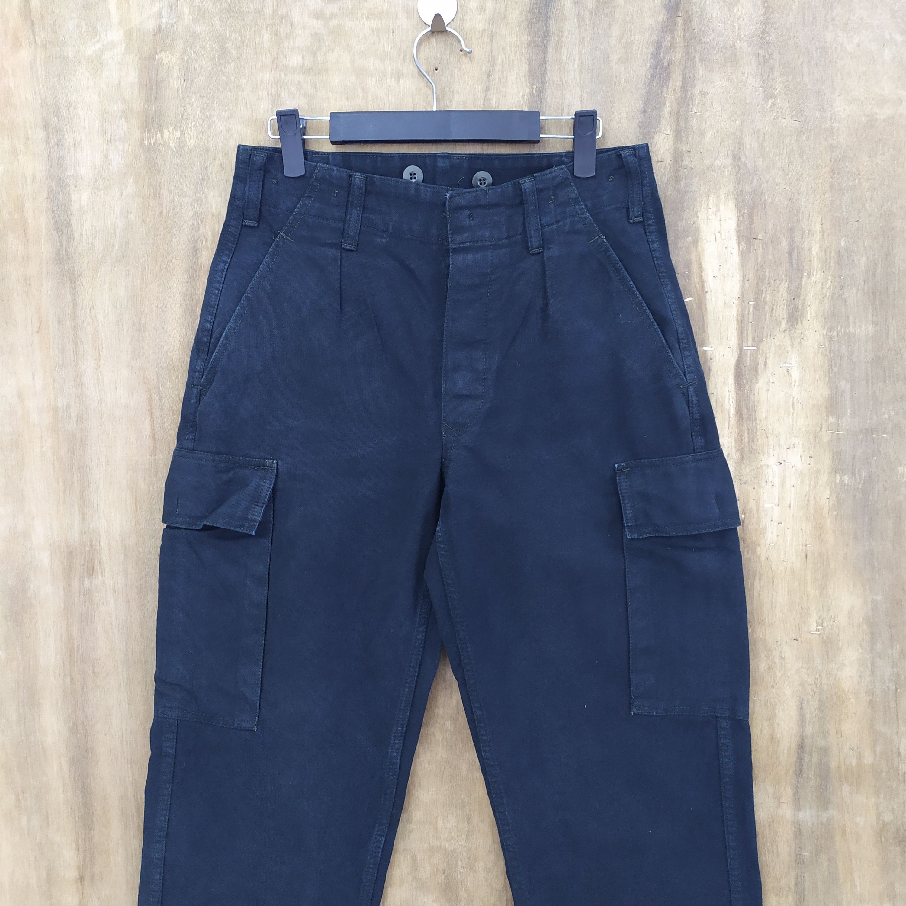 Japanese Brand WINNEN BLACK CARGO PANTS Size US 30 / EU 46 - 3 Thumbnail
