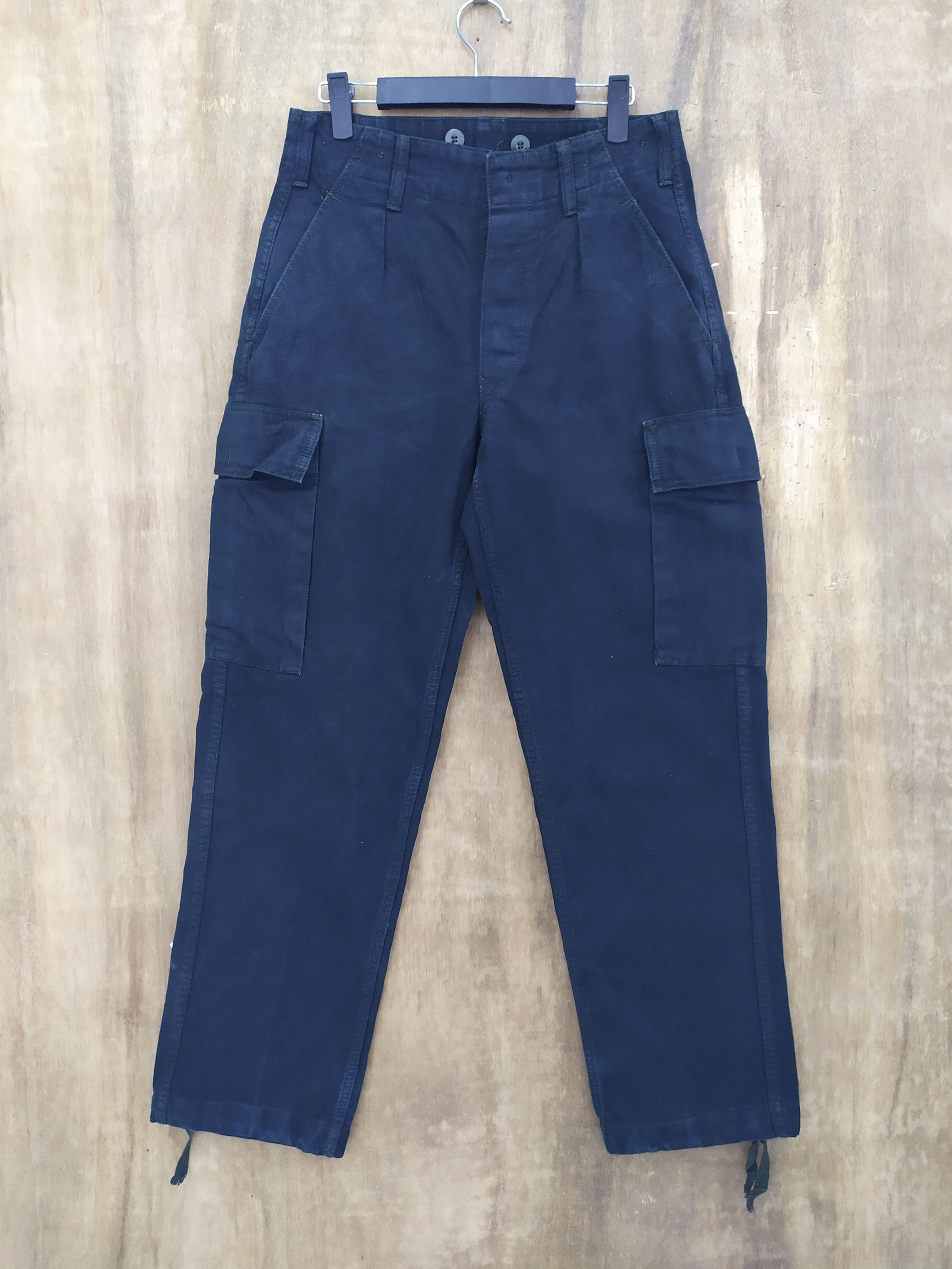 Japanese Brand WINNEN BLACK CARGO PANTS Size US 30 / EU 46 - 1 Thumbnail