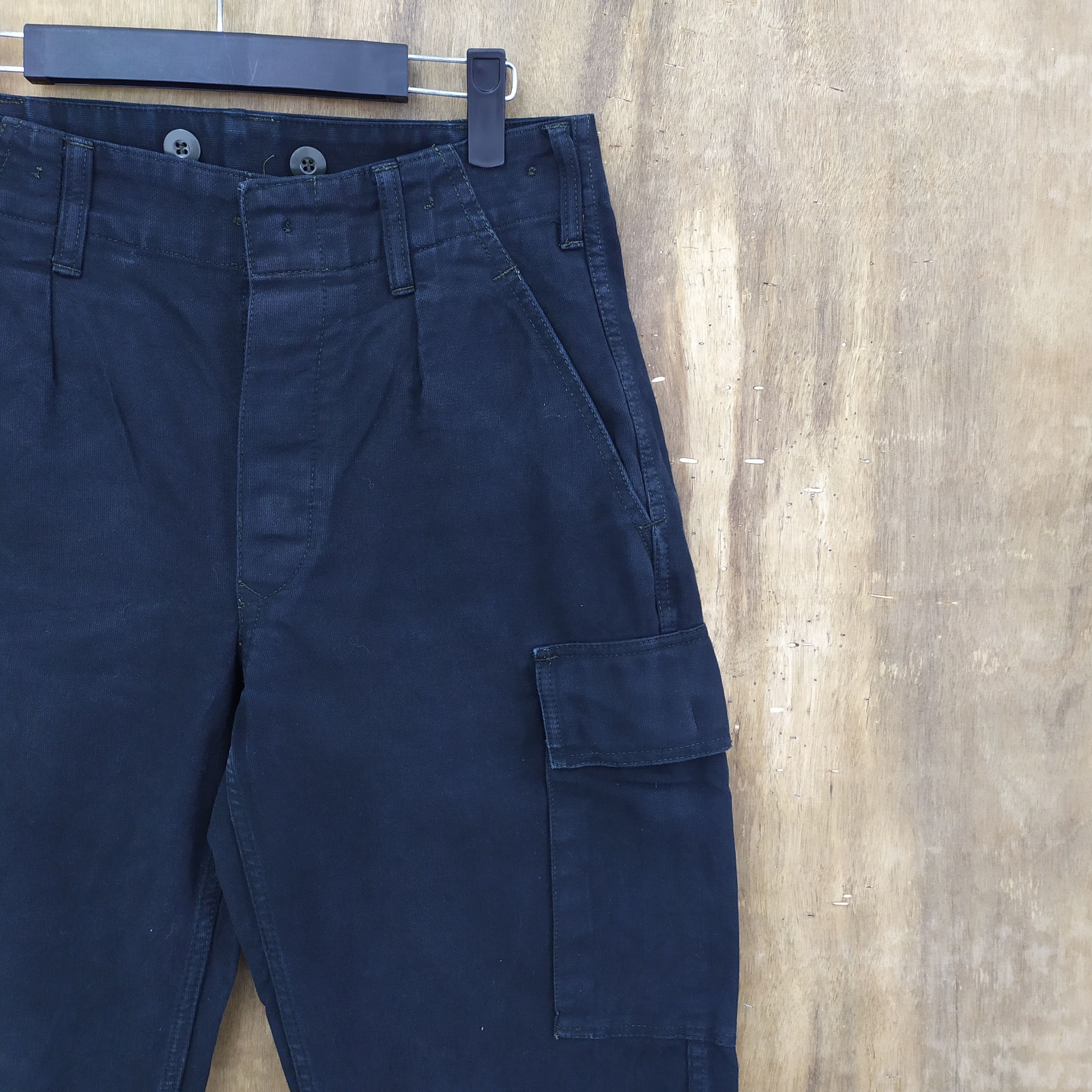 Japanese Brand WINNEN BLACK CARGO PANTS Size US 30 / EU 46 - 6 Thumbnail