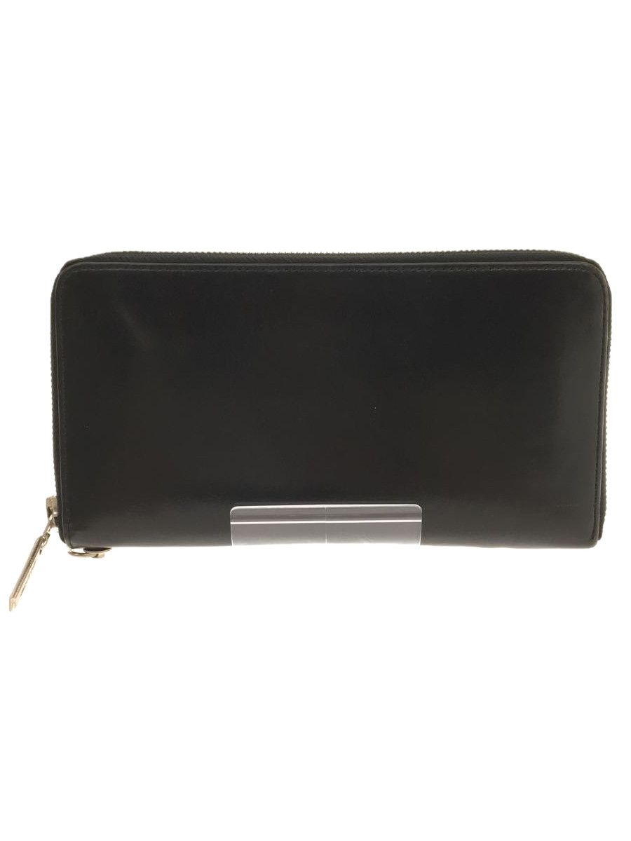 Wallets Black Long Plain Zip