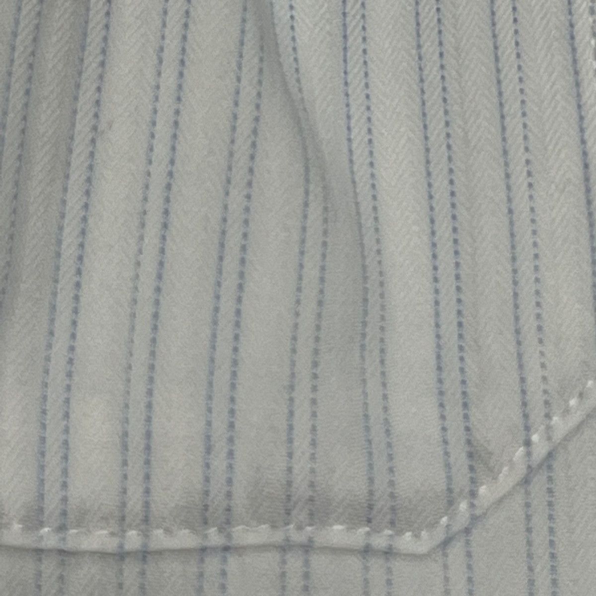 Shirt White x Blue Striped Long Sleeve