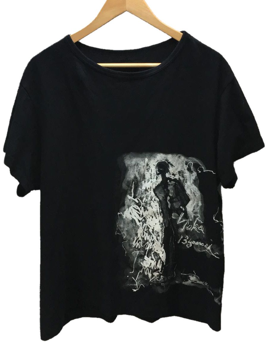 Short Sleeve T-Shirts Black Front Design Cotton