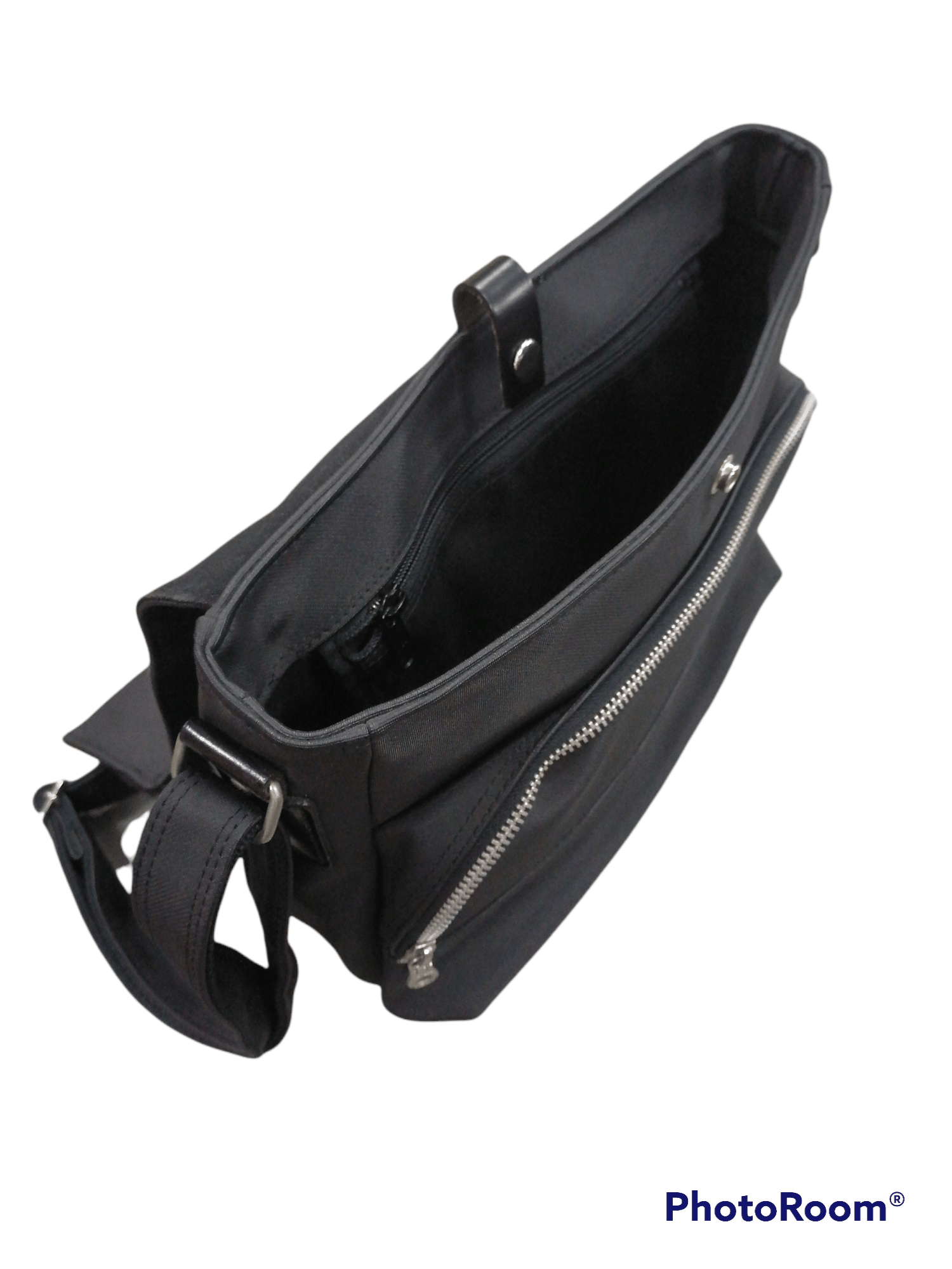 Yohji Yamamoto Y'saccs Pour Tous By Yohji Yamamoto Black Messenger Bag Size ONE SIZE - 6 Thumbnail