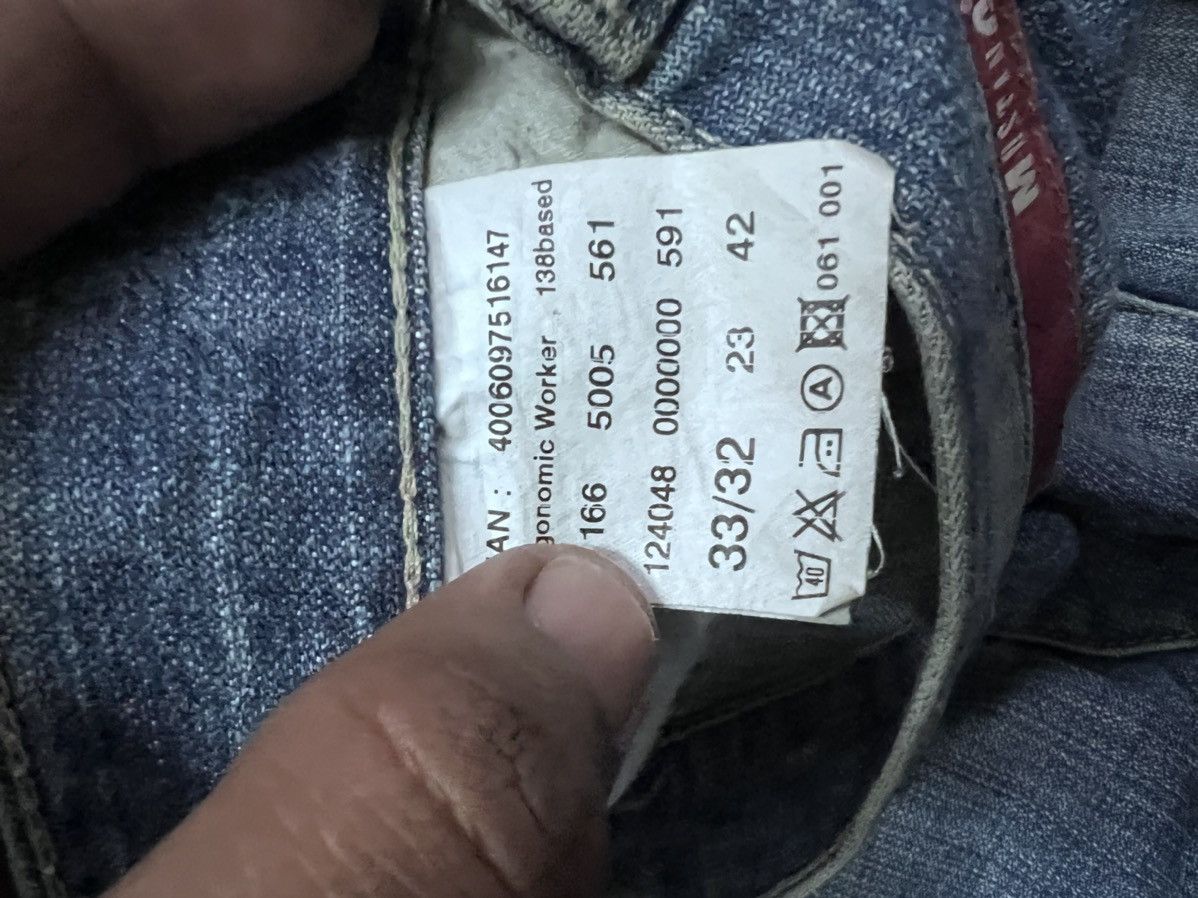 Japanese Brand FLARED💥MUSTANG BRAND DISTRESSED DENIM PANT Size US 32 / EU 48 - 8 Thumbnail