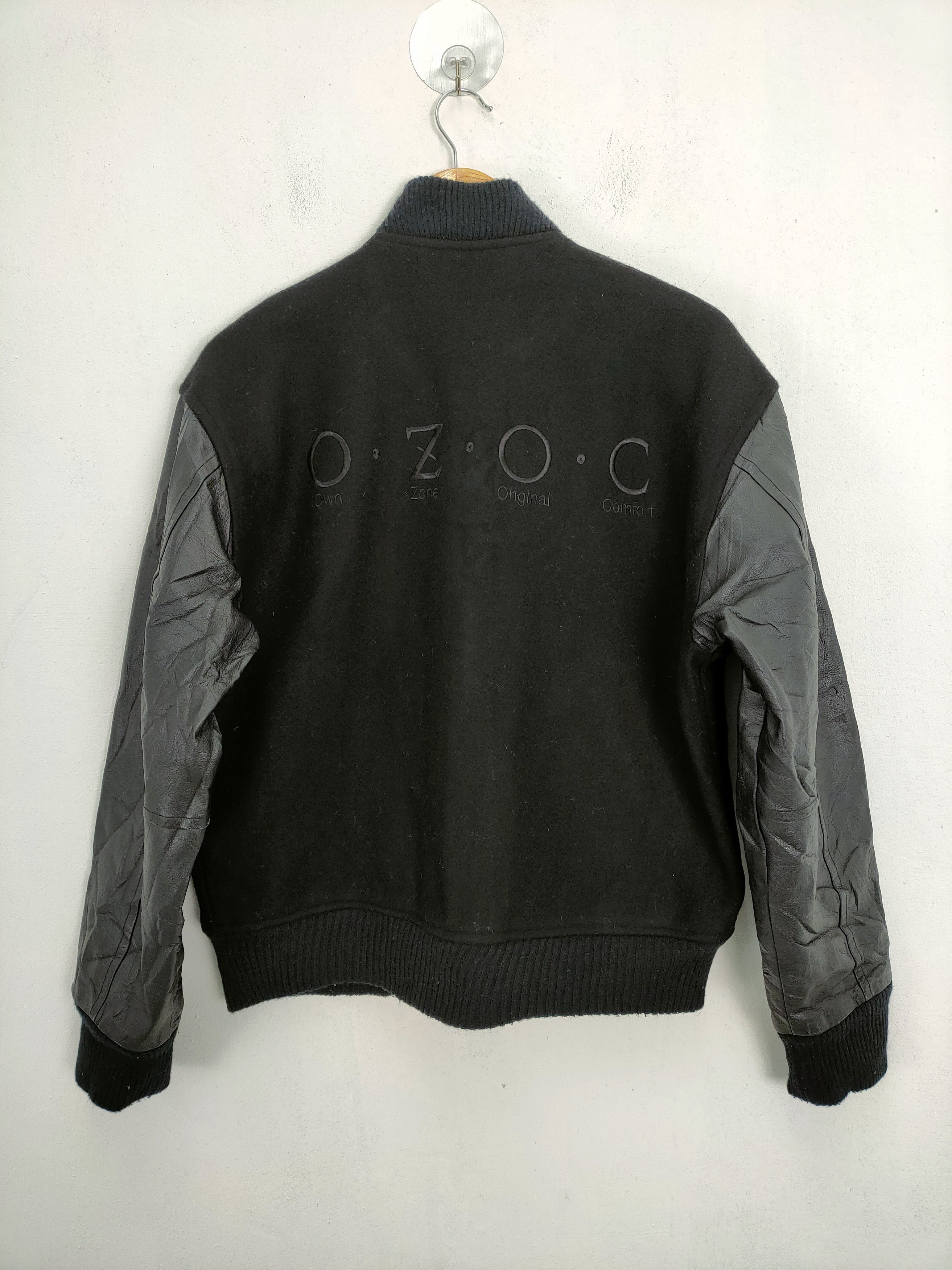 Japanese Brand O.Z.O.C BIG LOGO WOOL VARSITY JACKET Size US M / EU 48-50 / 2 - 6 Thumbnail