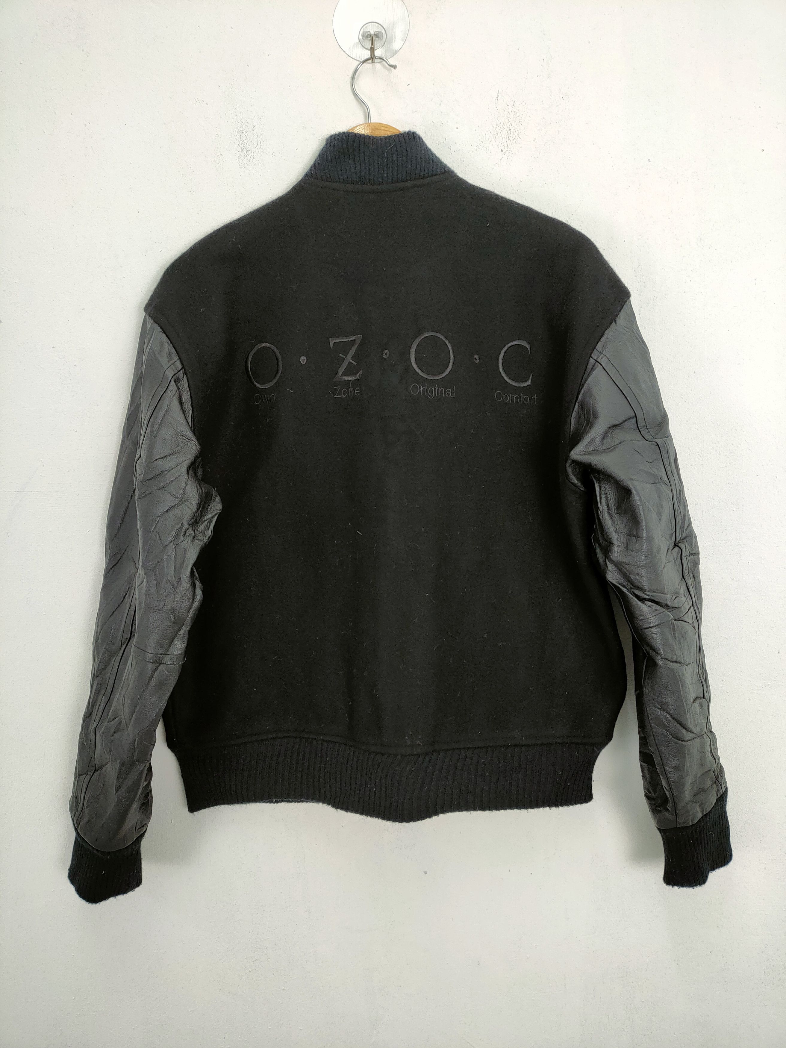 Japanese Brand O.Z.O.C BIG LOGO WOOL VARSITY JACKET Size US M / EU 48-50 / 2 - 4 Thumbnail