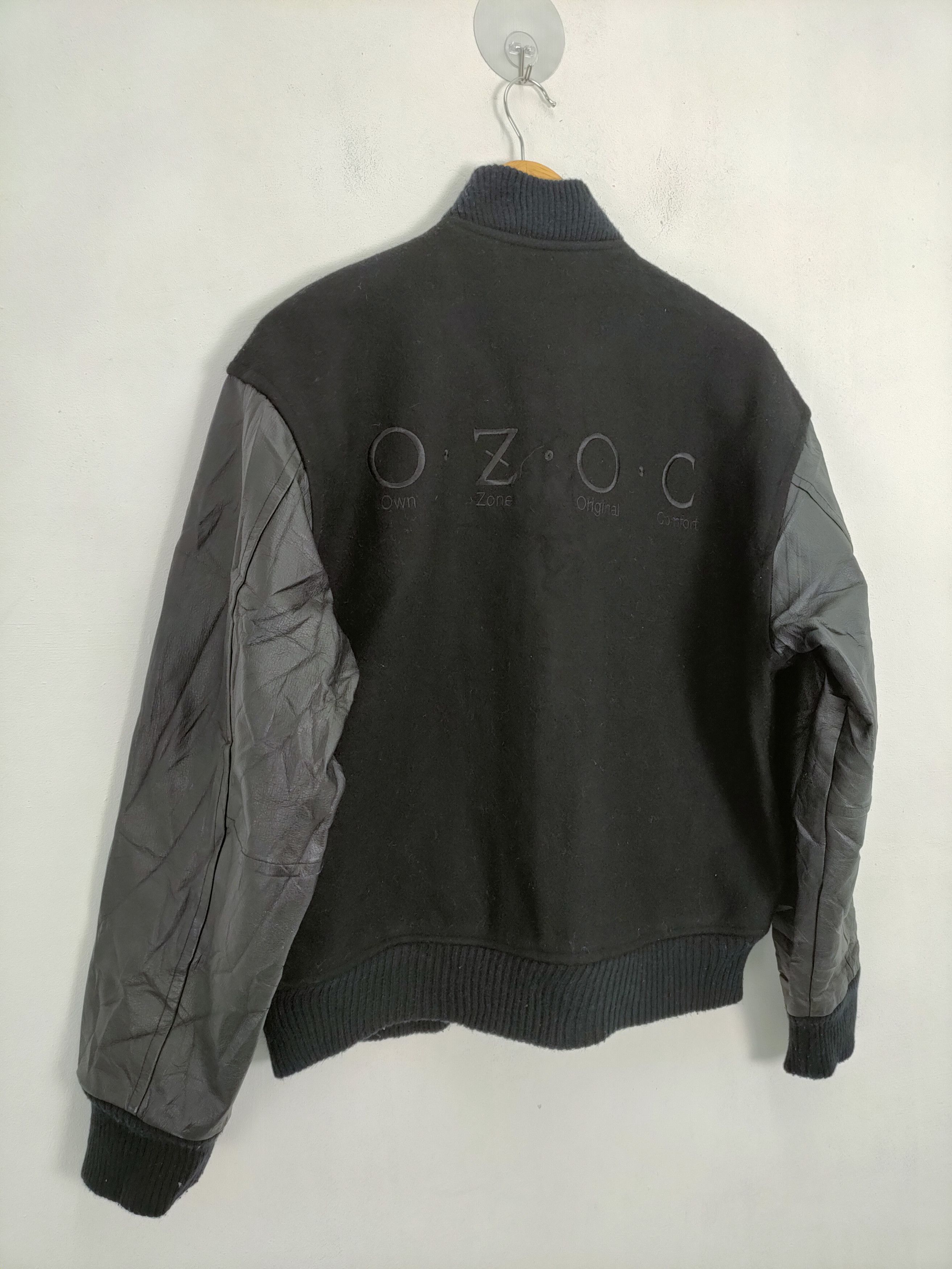 Japanese Brand O.Z.O.C BIG LOGO WOOL VARSITY JACKET Size US M / EU 48-50 / 2 - 7 Thumbnail