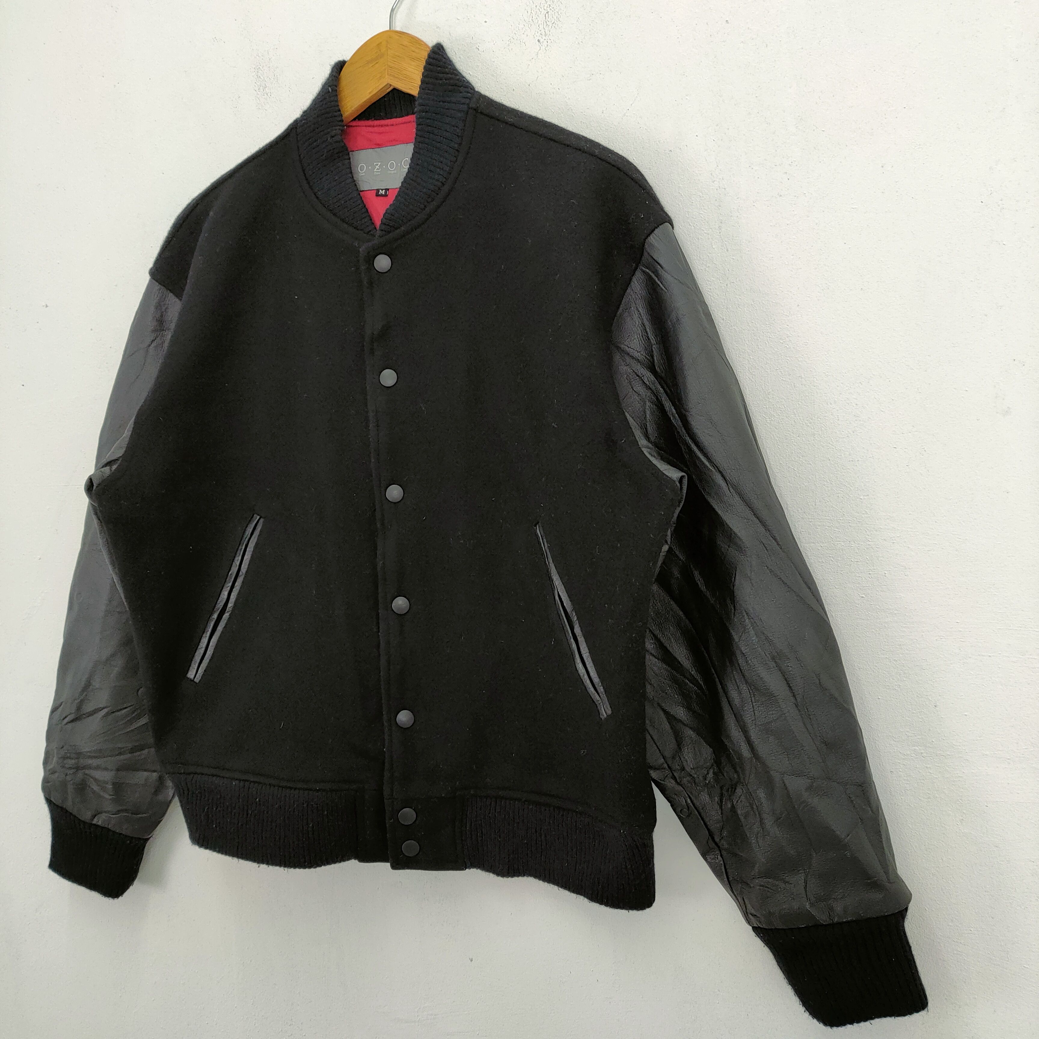 Japanese Brand O.Z.O.C BIG LOGO WOOL VARSITY JACKET Size US M / EU 48-50 / 2 - 3 Thumbnail