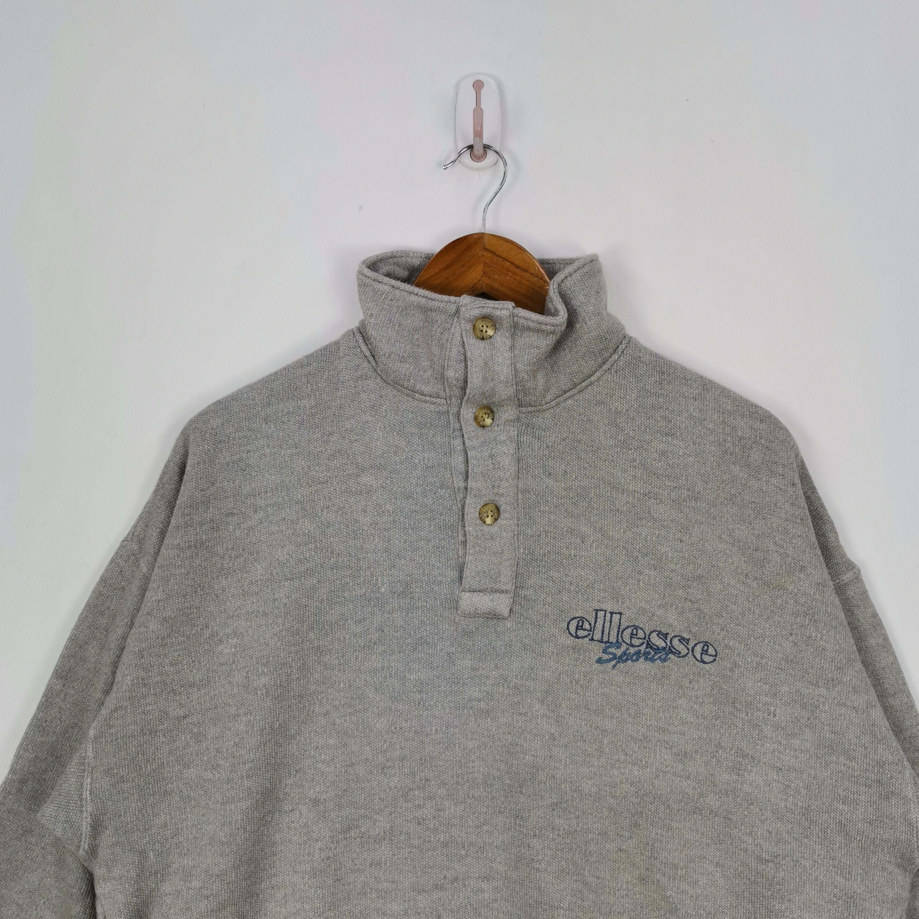 Ellesse × Vintage Vintage Ellesse Sweatshirt Ellesse Sweater Ellesse Jumper Size US XL / EU 56 / 4 - 2 Thumbnail