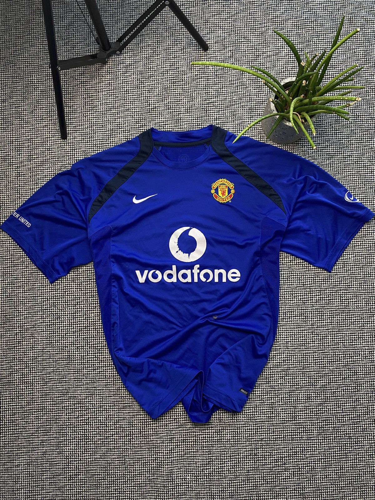Nike Manchester United vintage Nike soccer jersey Size US L / EU 52-54 / 3 - 1 Thumbnail