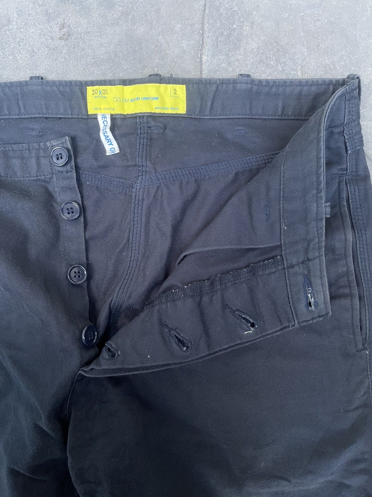 Japanese Brand JAPAN MADE Ozlem N.O.UN Uniform Necessary or Unnecessary Size US 30 / EU 46 - 5 Thumbnail