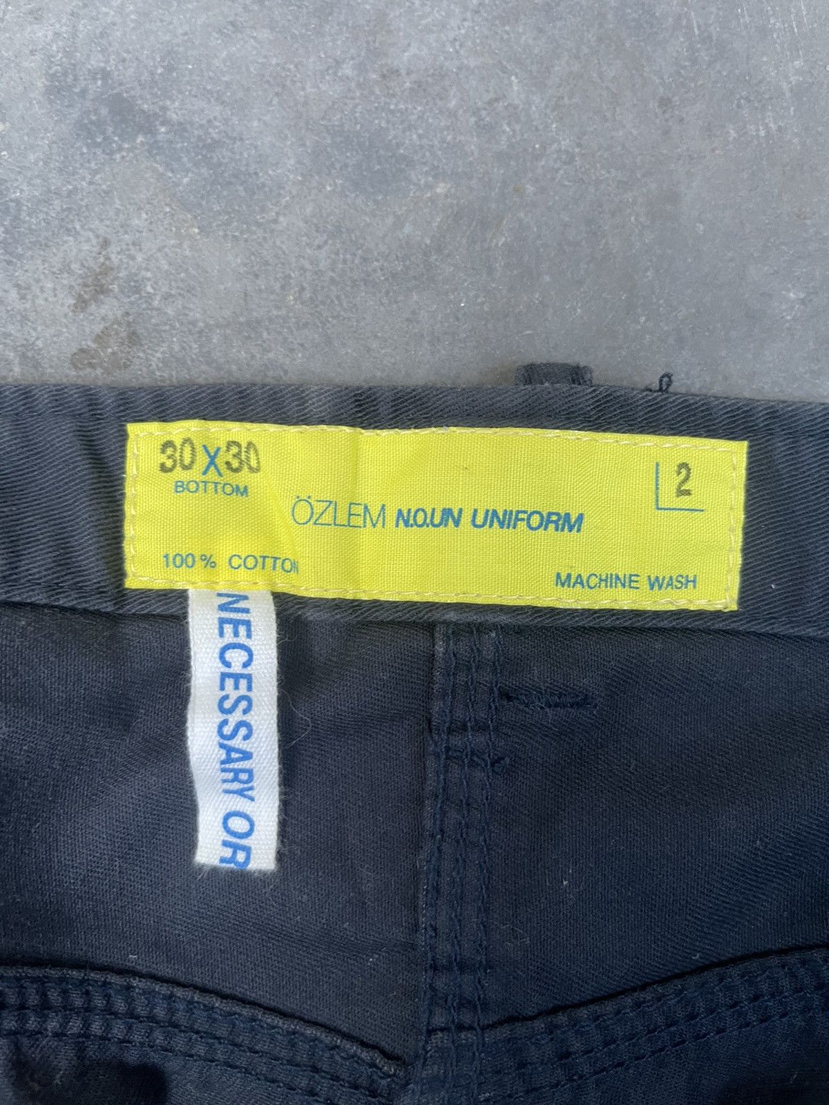 Japanese Brand JAPAN MADE Ozlem N.O.UN Uniform Necessary or Unnecessary Size US 30 / EU 46 - 6 Thumbnail