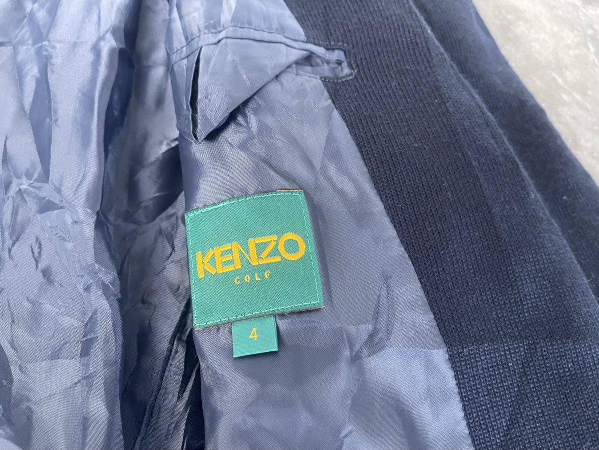 Kenzo JAPAN MADE Kenzo Knit Style Coat Blazer Size 48L - 6 Thumbnail