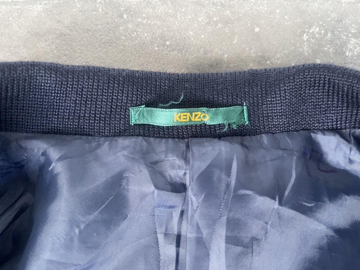 Kenzo JAPAN MADE Kenzo Knit Style Coat Blazer Size 48L - 5 Thumbnail