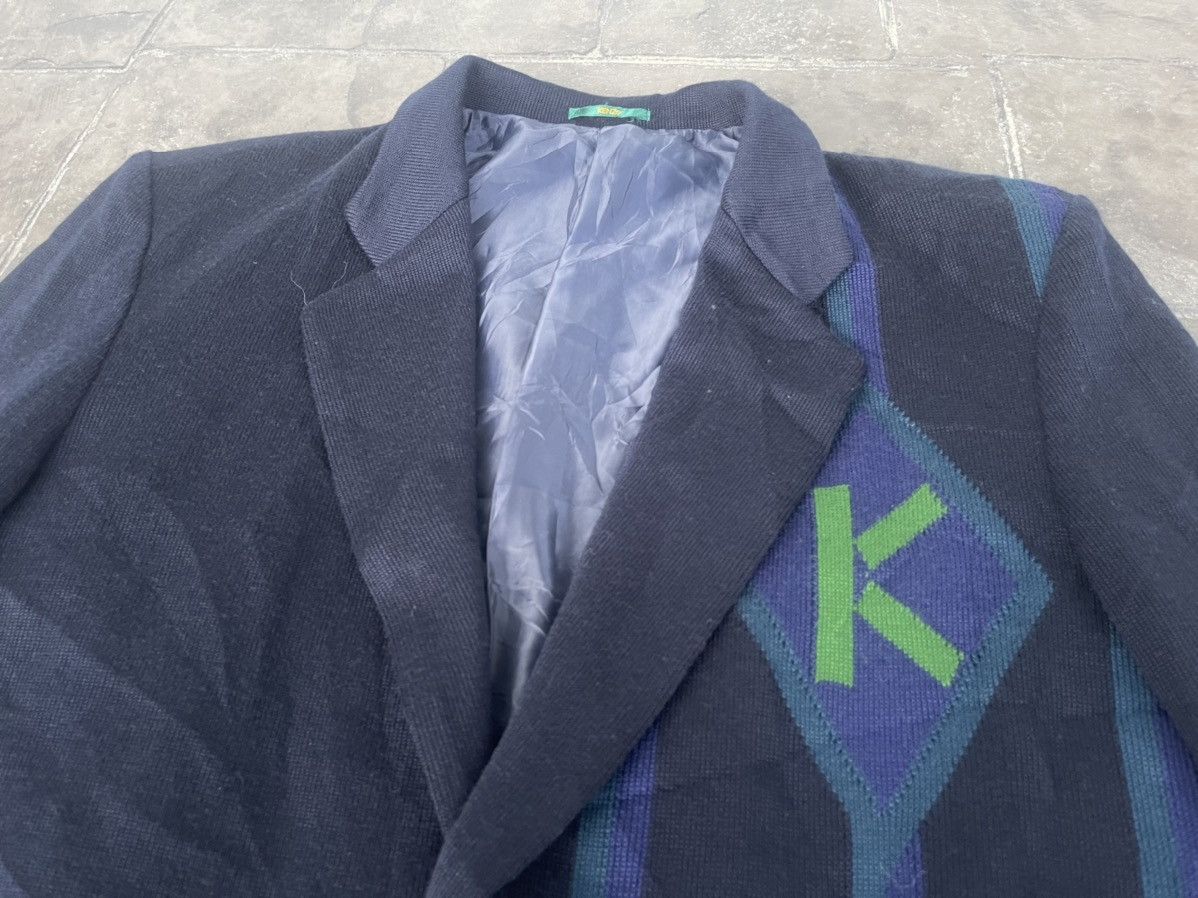 Kenzo JAPAN MADE Kenzo Knit Style Coat Blazer Size 48L - 3 Thumbnail