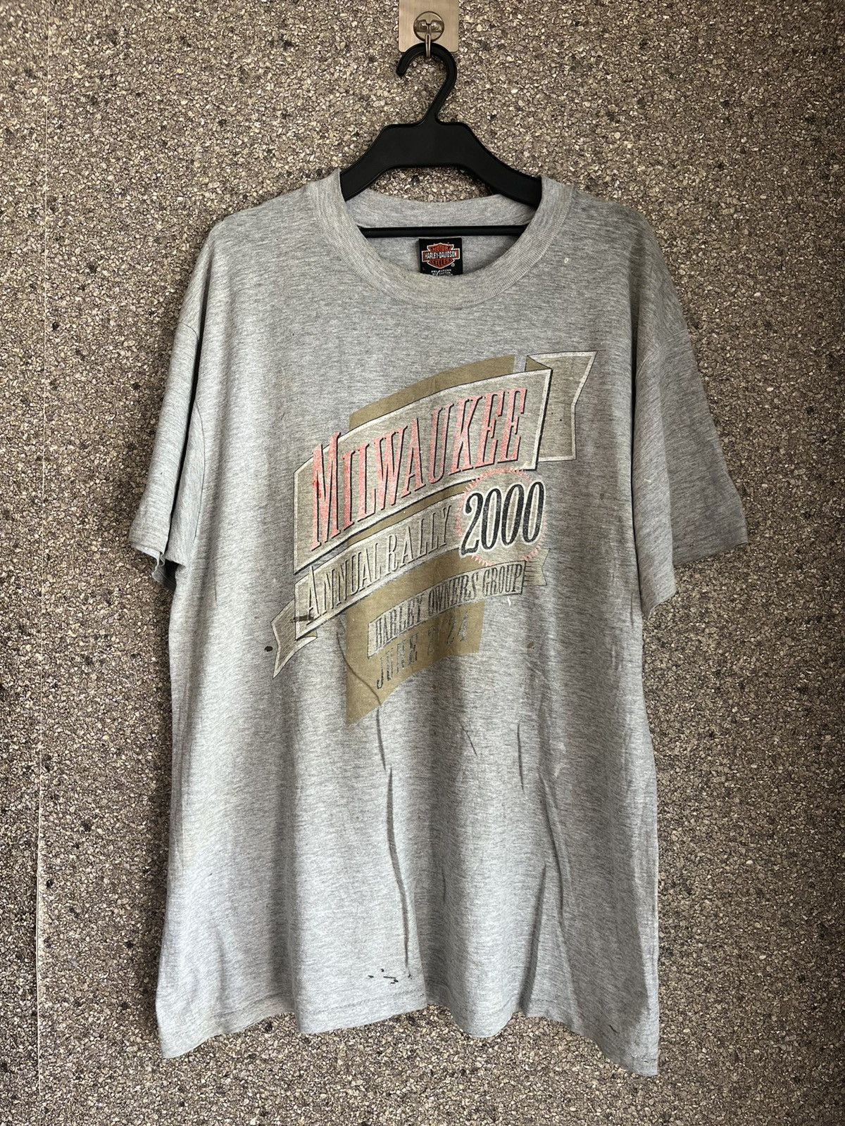 image of Made In USA x Vintage Harley Davidson Ft71 in Grey, Men's (Size Large)