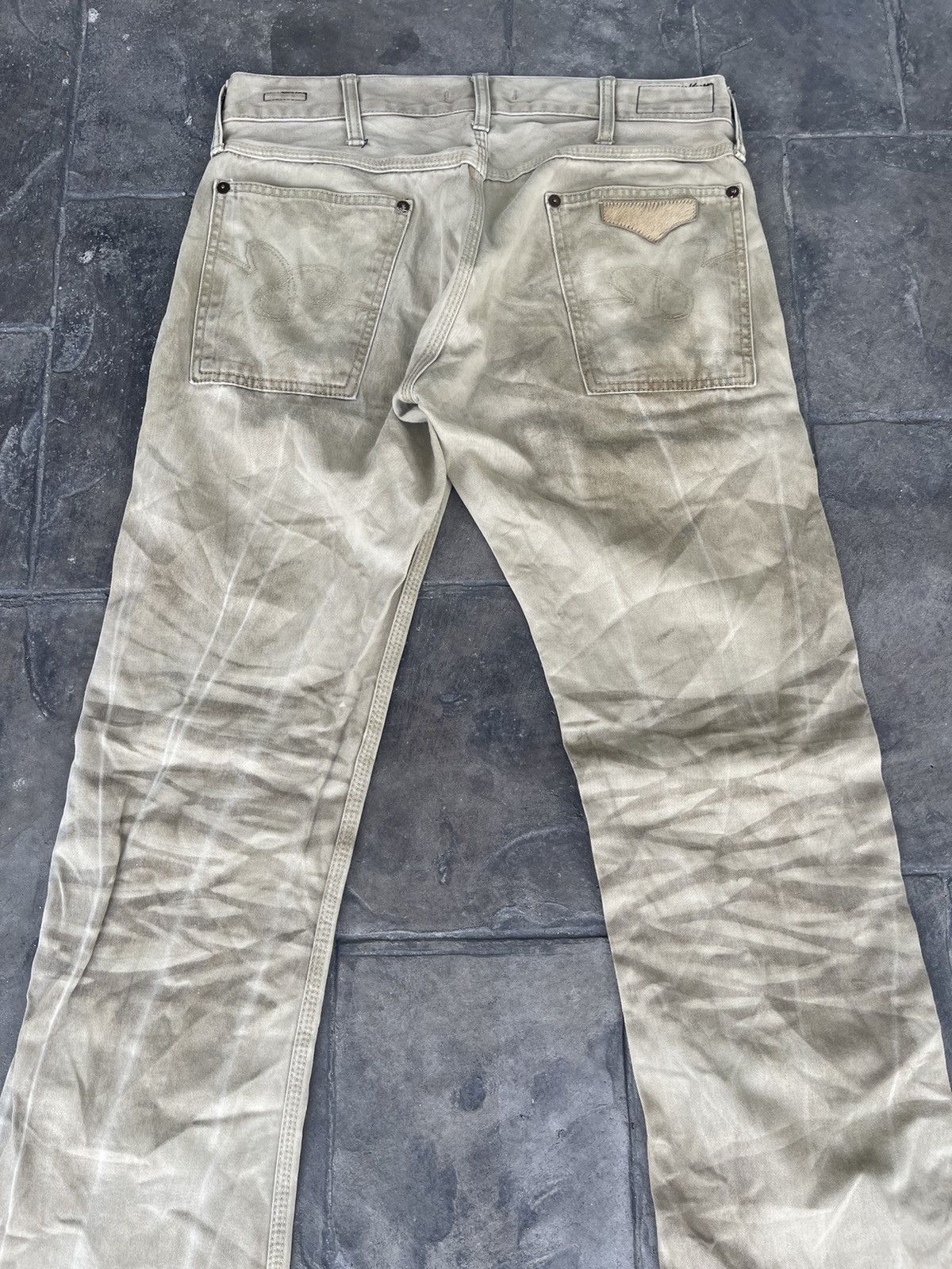 Japanese Brand JAPAN MADE Blue Way Nippon Distressed Denim Size US 30 / EU 46 - 2 Thumbnail