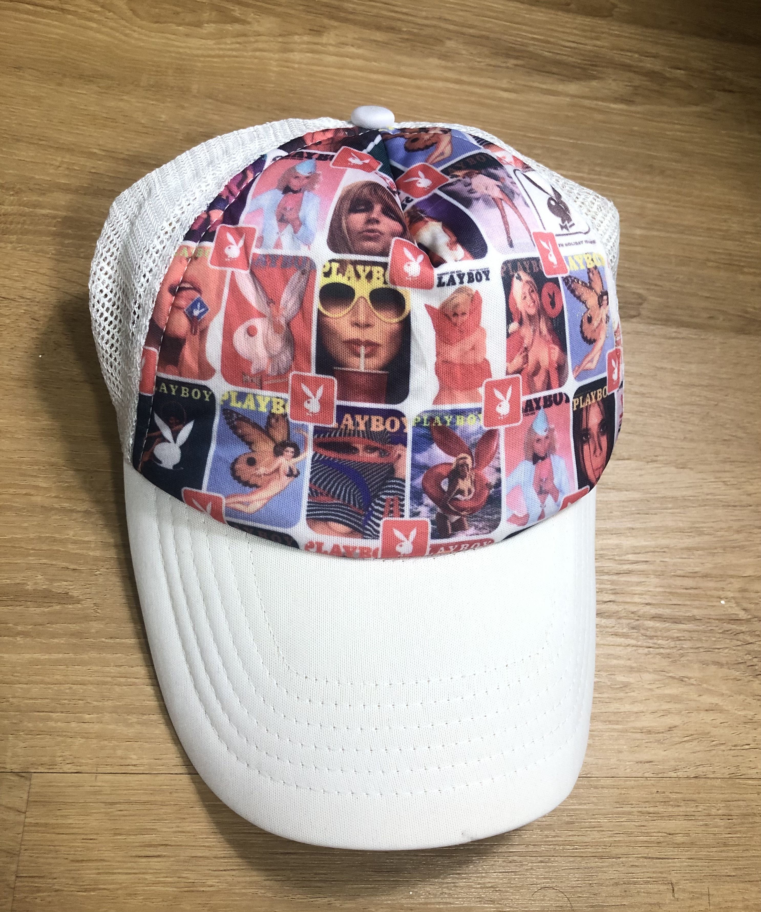 Playboy × Vintage RARE🔥VINTAGE PLAYBOY MODELS BIKINI SEXY NUDE WHITE TRUCKER Size ONE SIZE - 1 Thumbnail