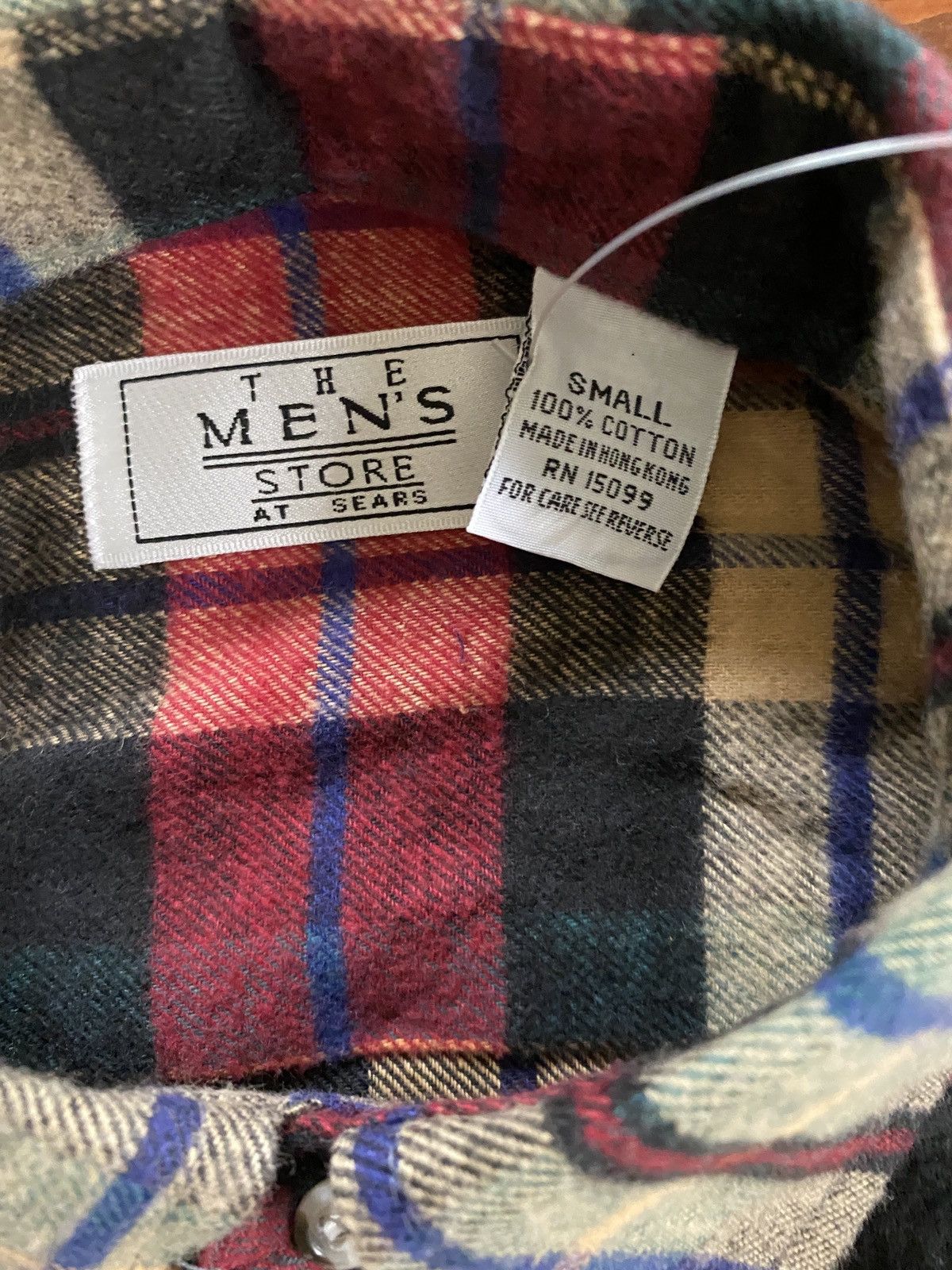 The Men's Store Vintage NWT Early 90’s Sears Flannel Long Sleeve Button Up Size US S / EU 44-46 / 1 - 3 Thumbnail