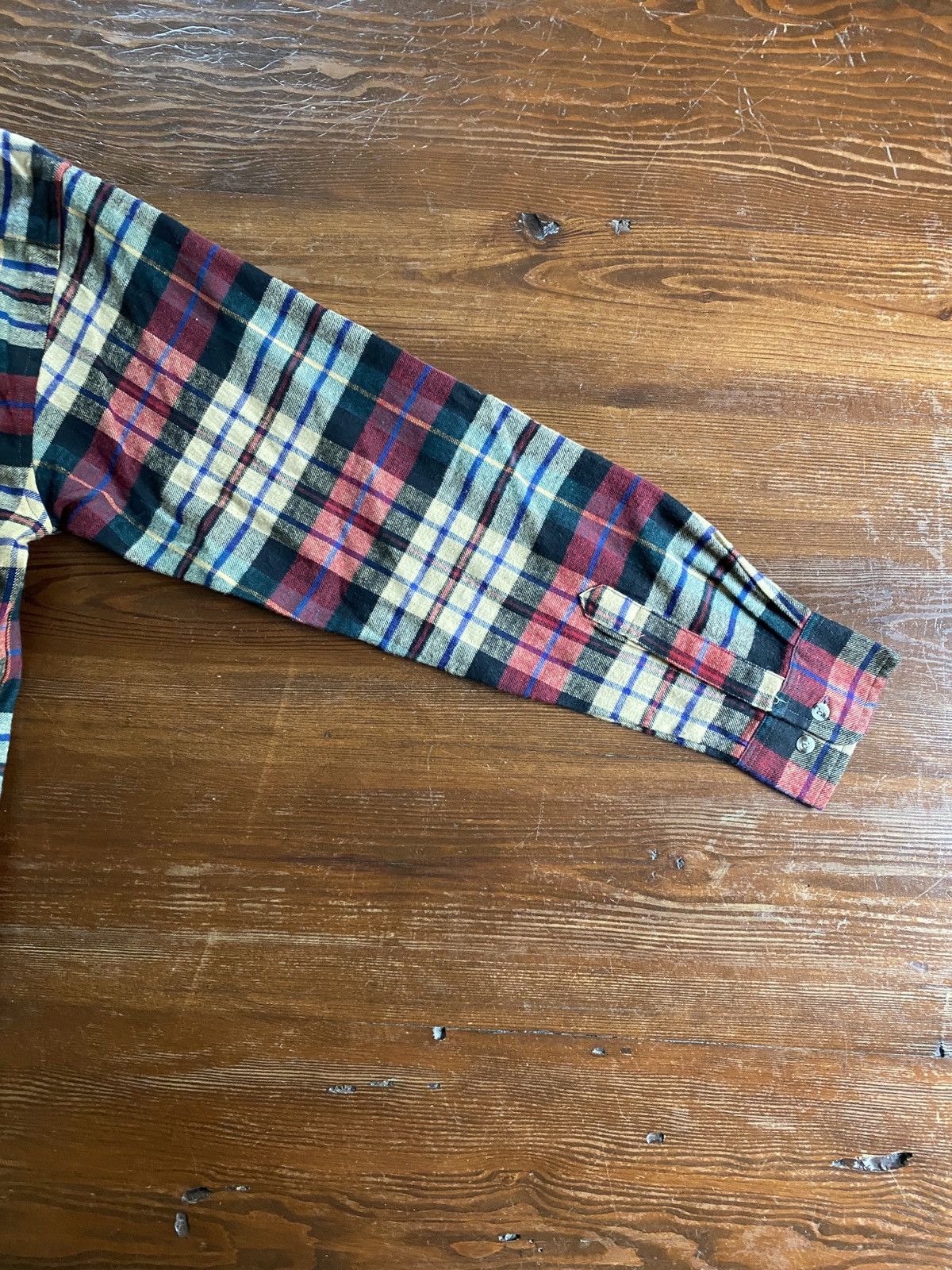 The Men's Store Vintage NWT Early 90’s Sears Flannel Long Sleeve Button Up Size US S / EU 44-46 / 1 - 11 Thumbnail