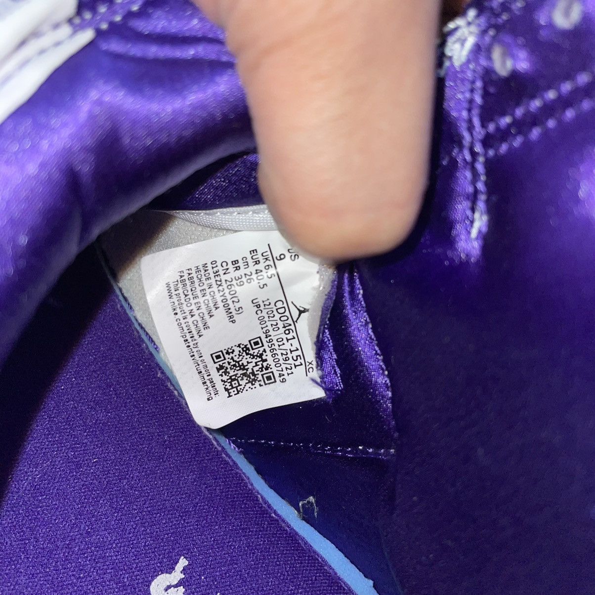 Jordan Brand × Nike Jordan 1 Metallic Purple Court High OG 7.5 M Size US 7.5 / EU 40-41 - 7 Thumbnail