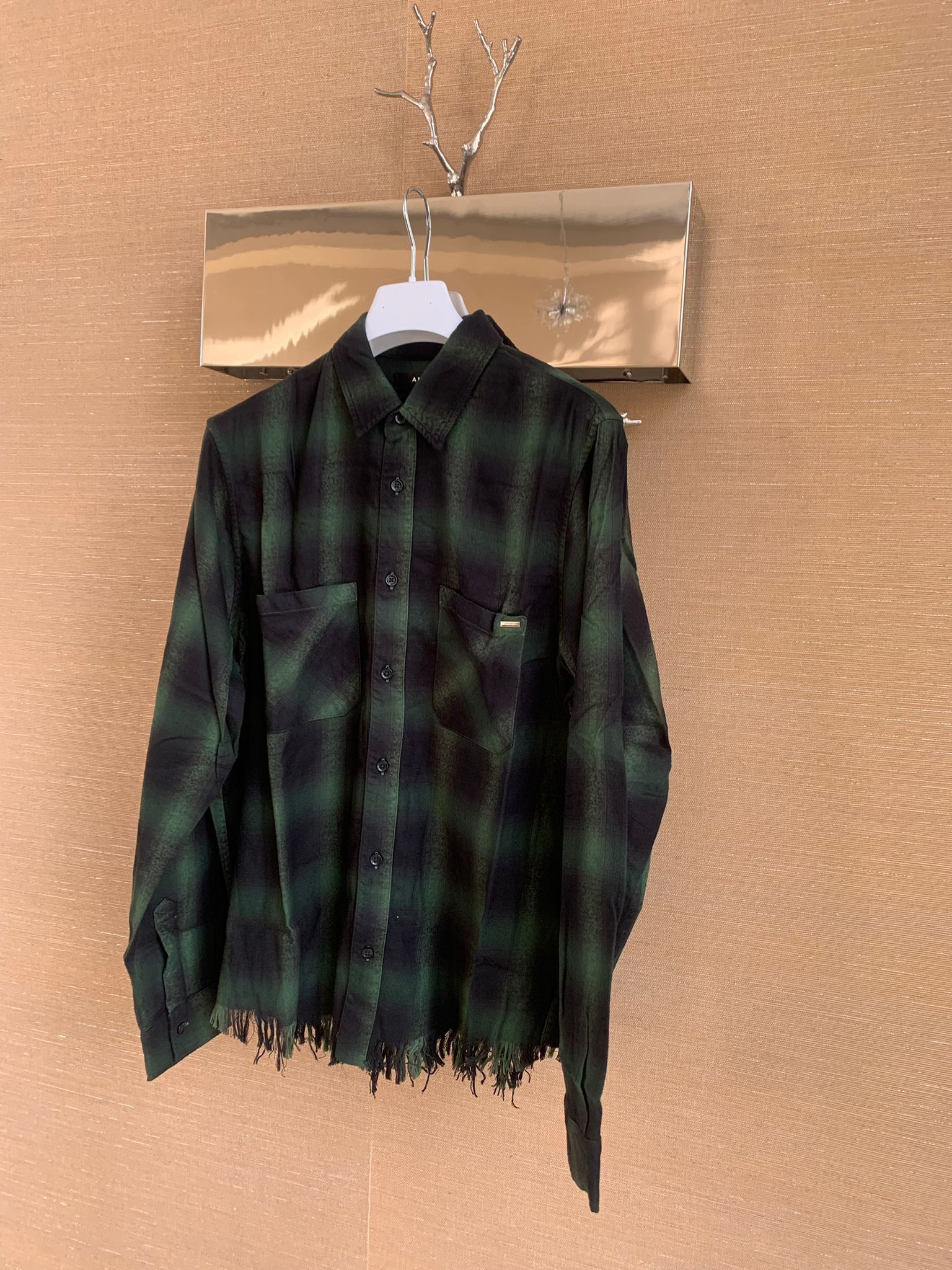 Amiri Core Shadow Plaids in Olive Size US S / EU 44-46 / 1 - 5 Thumbnail