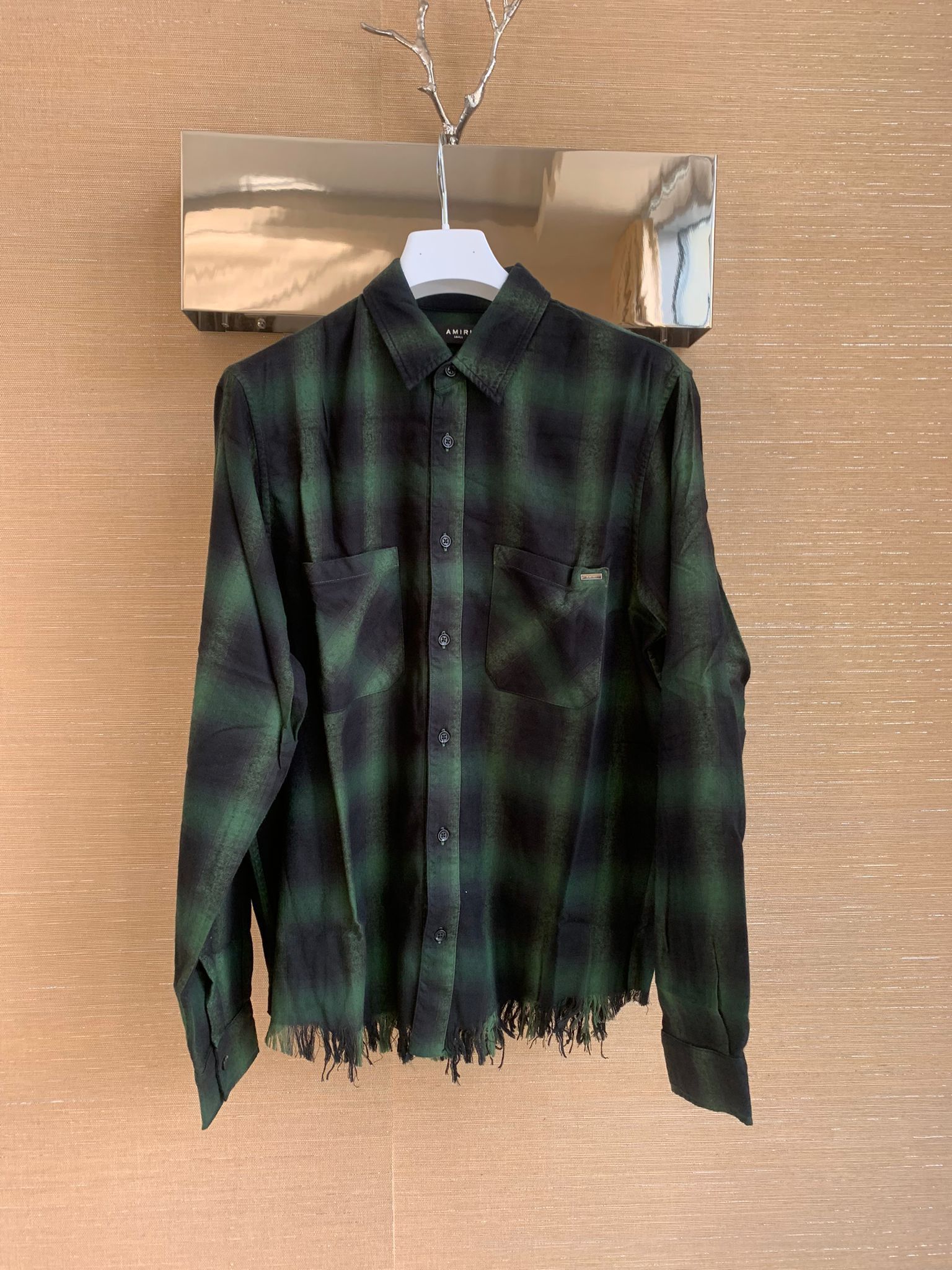 Amiri Core Shadow Plaids in Olive Size US S / EU 44-46 / 1 - 1 Thumbnail