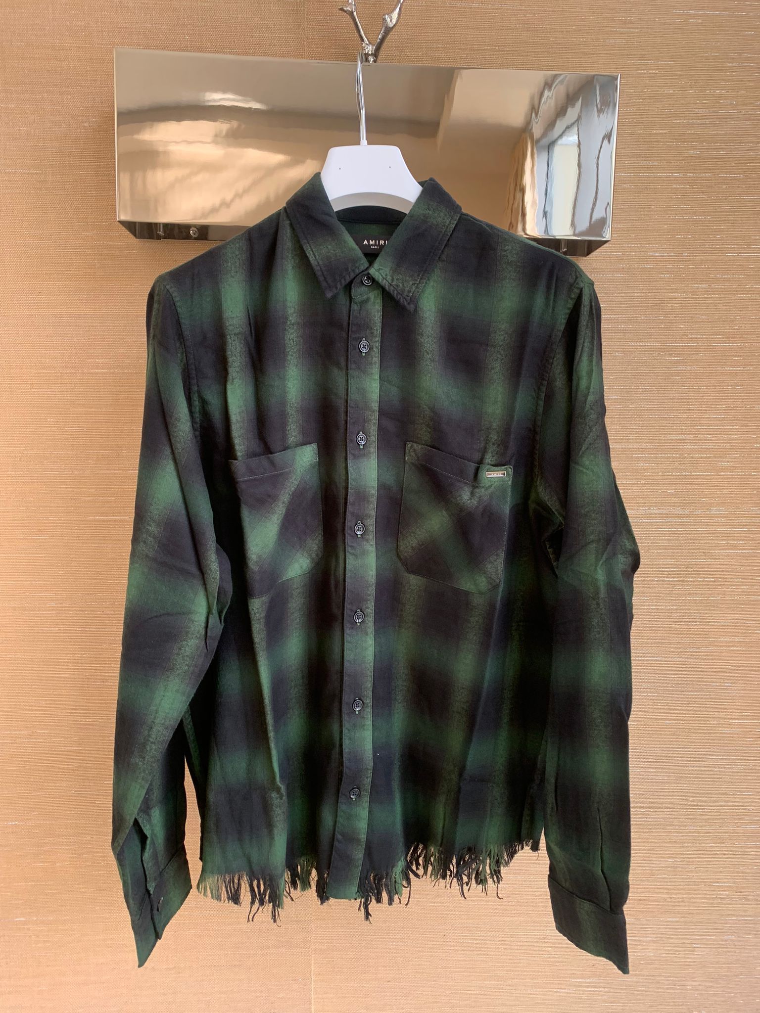 Amiri Core Shadow Plaids in Olive Size US S / EU 44-46 / 1 - 7 Thumbnail