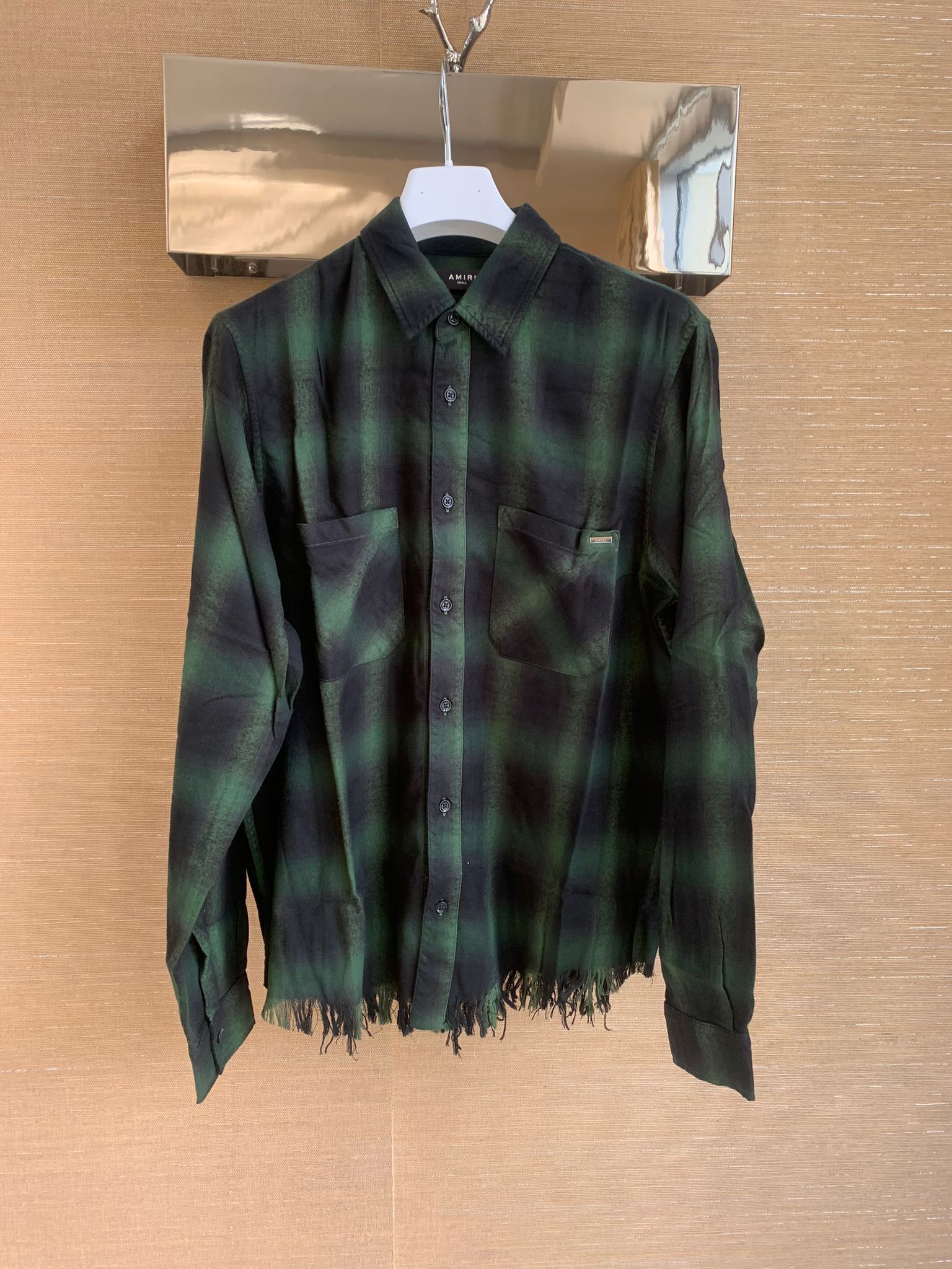 Amiri Core Shadow Plaids in Olive Size US S / EU 44-46 / 1 - 2 Thumbnail