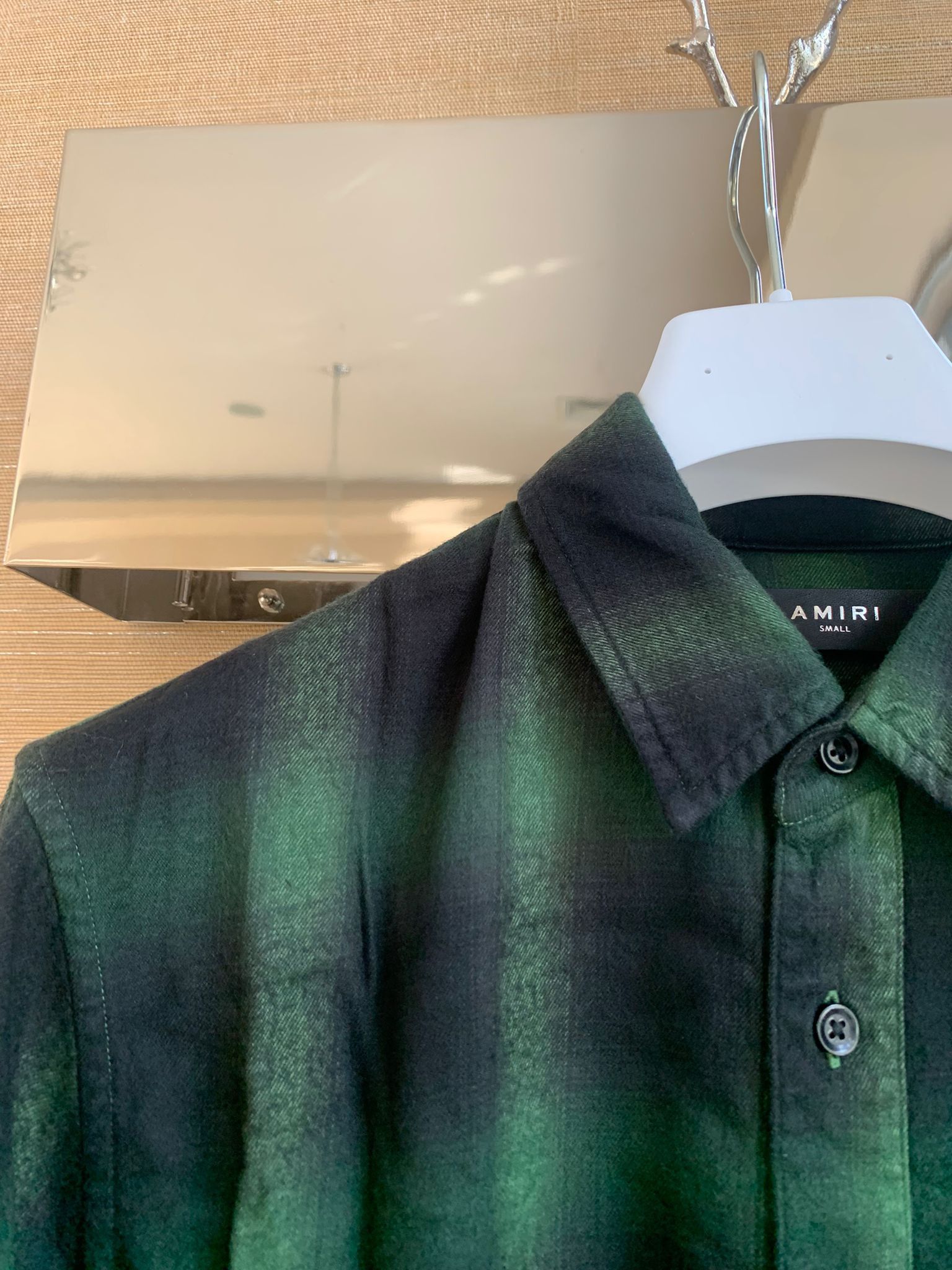 Amiri Core Shadow Plaids in Olive Size US S / EU 44-46 / 1 - 3 Thumbnail