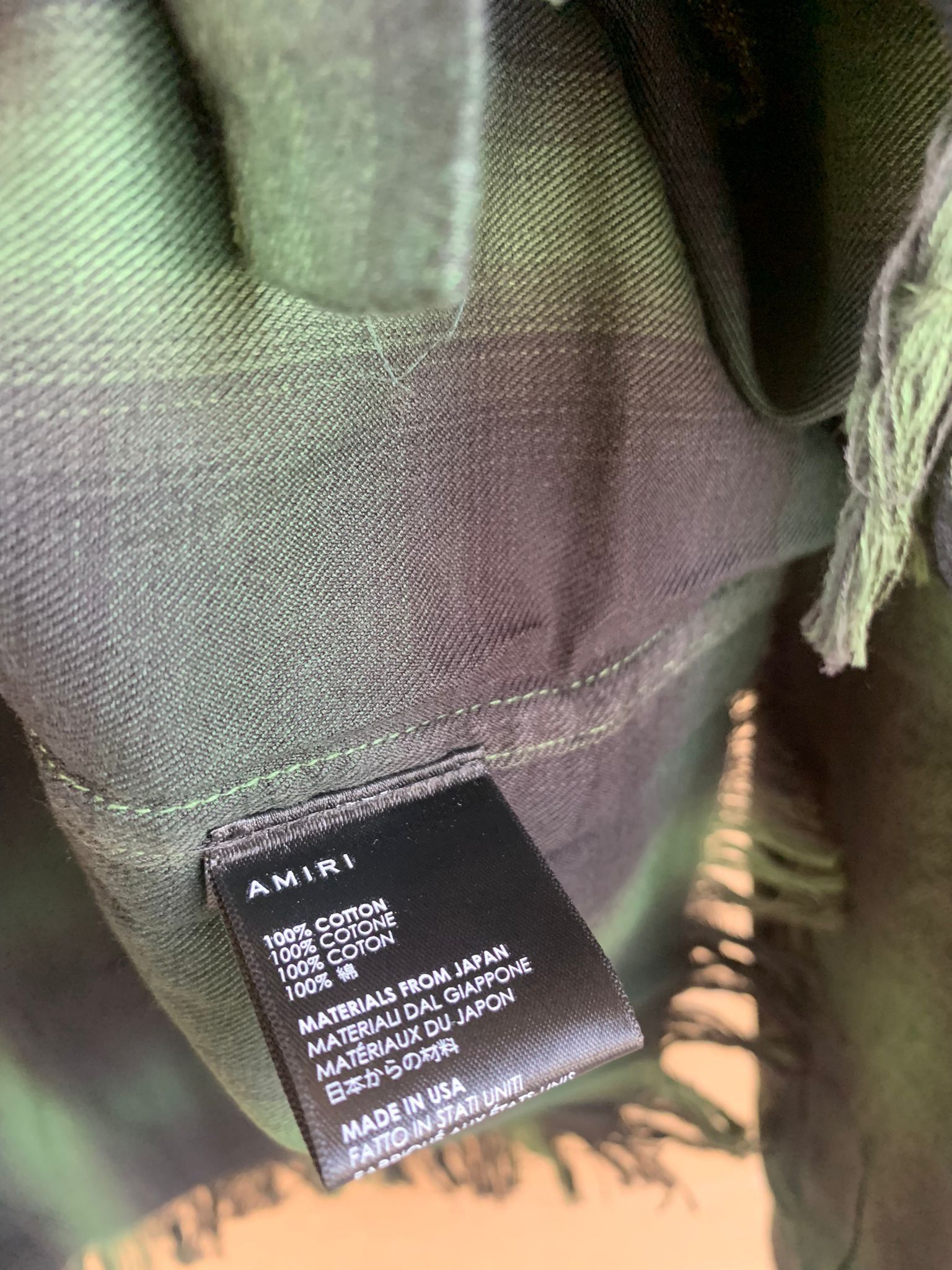 Amiri Core Shadow Plaids in Olive Size US S / EU 44-46 / 1 - 9 Thumbnail