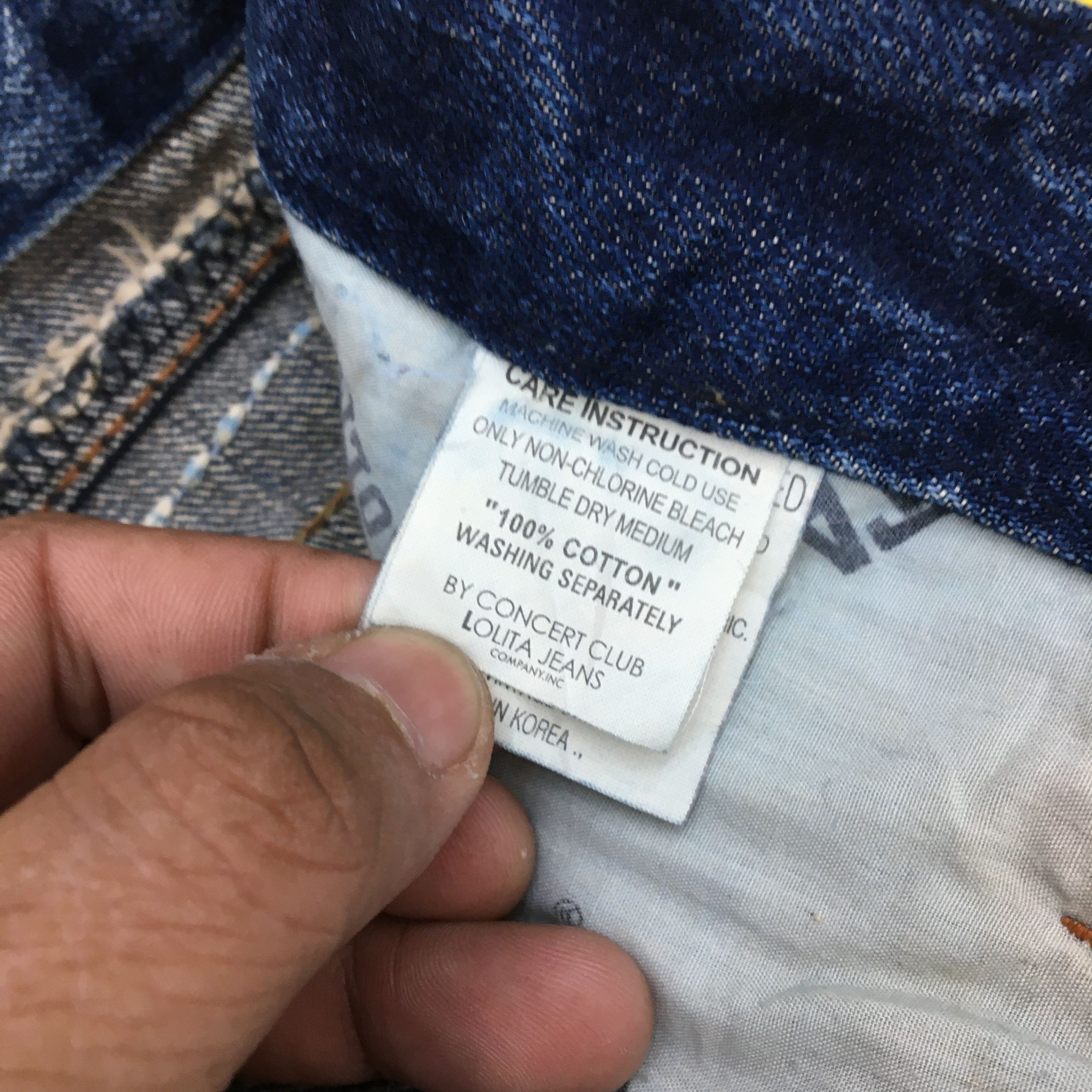 Japanese Brand Vintage Lolita Jeans Lolita Japanese Denim Pants - BS45607. Size US 32 / EU 48 - 11 Thumbnail