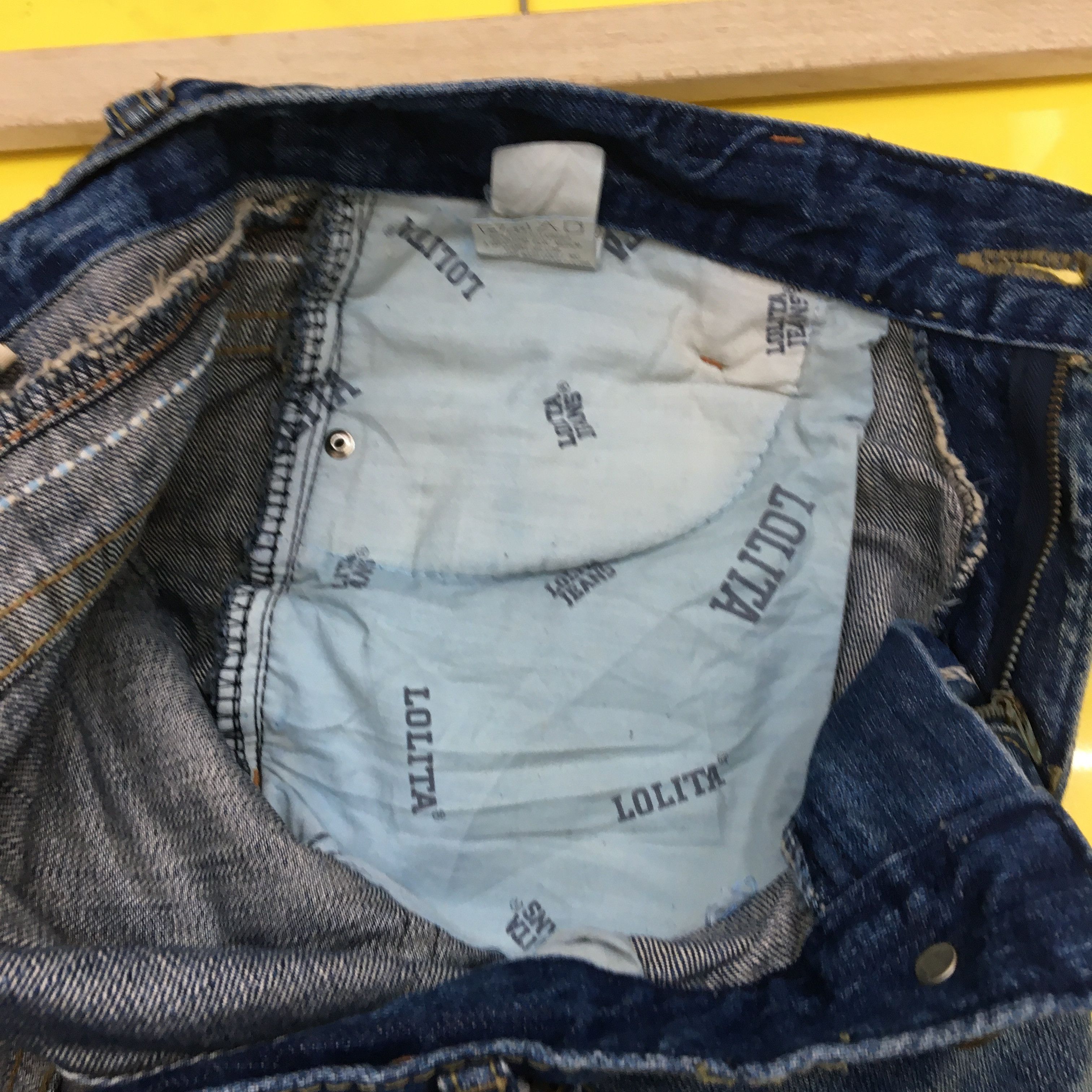 Japanese Brand Vintage Lolita Jeans Lolita Japanese Denim Pants - BS45607. Size US 32 / EU 48 - 12 Thumbnail