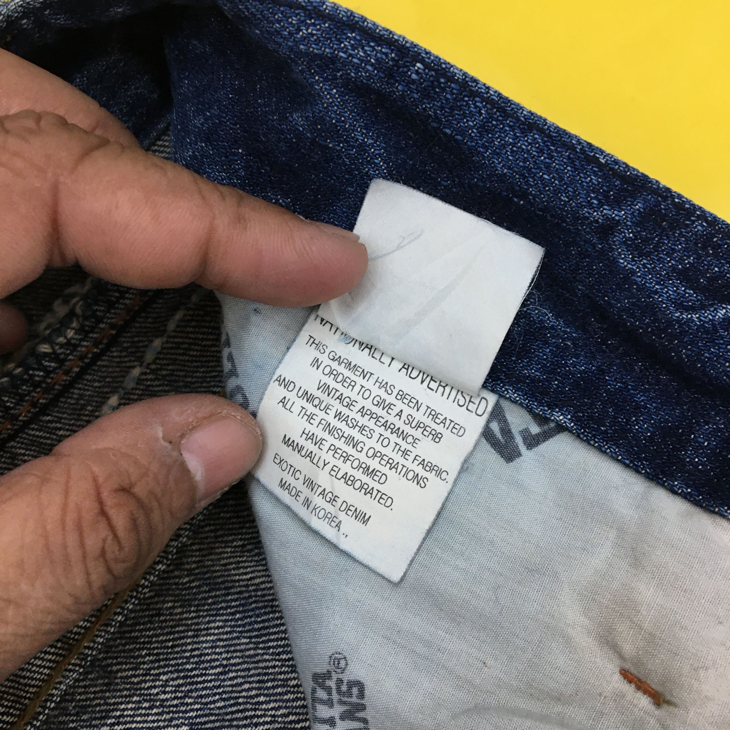 Japanese Brand Vintage Lolita Jeans Lolita Japanese Denim Pants - BS45607. Size US 32 / EU 48 - 13 Thumbnail